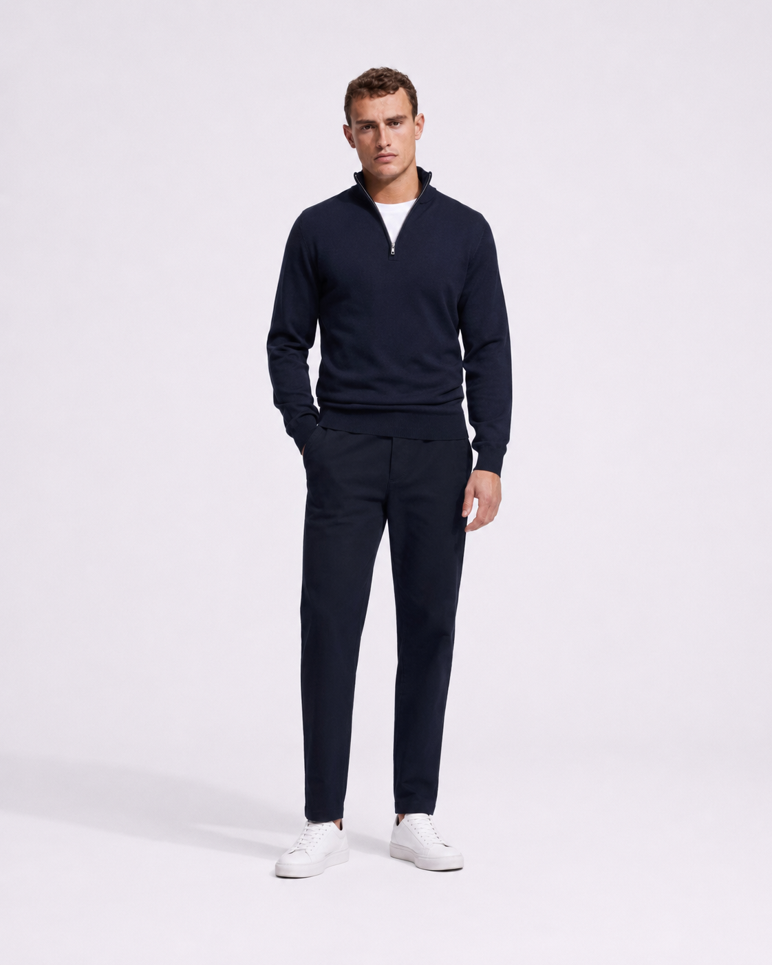 Where and How to Wear a Dark Blue Pantalon