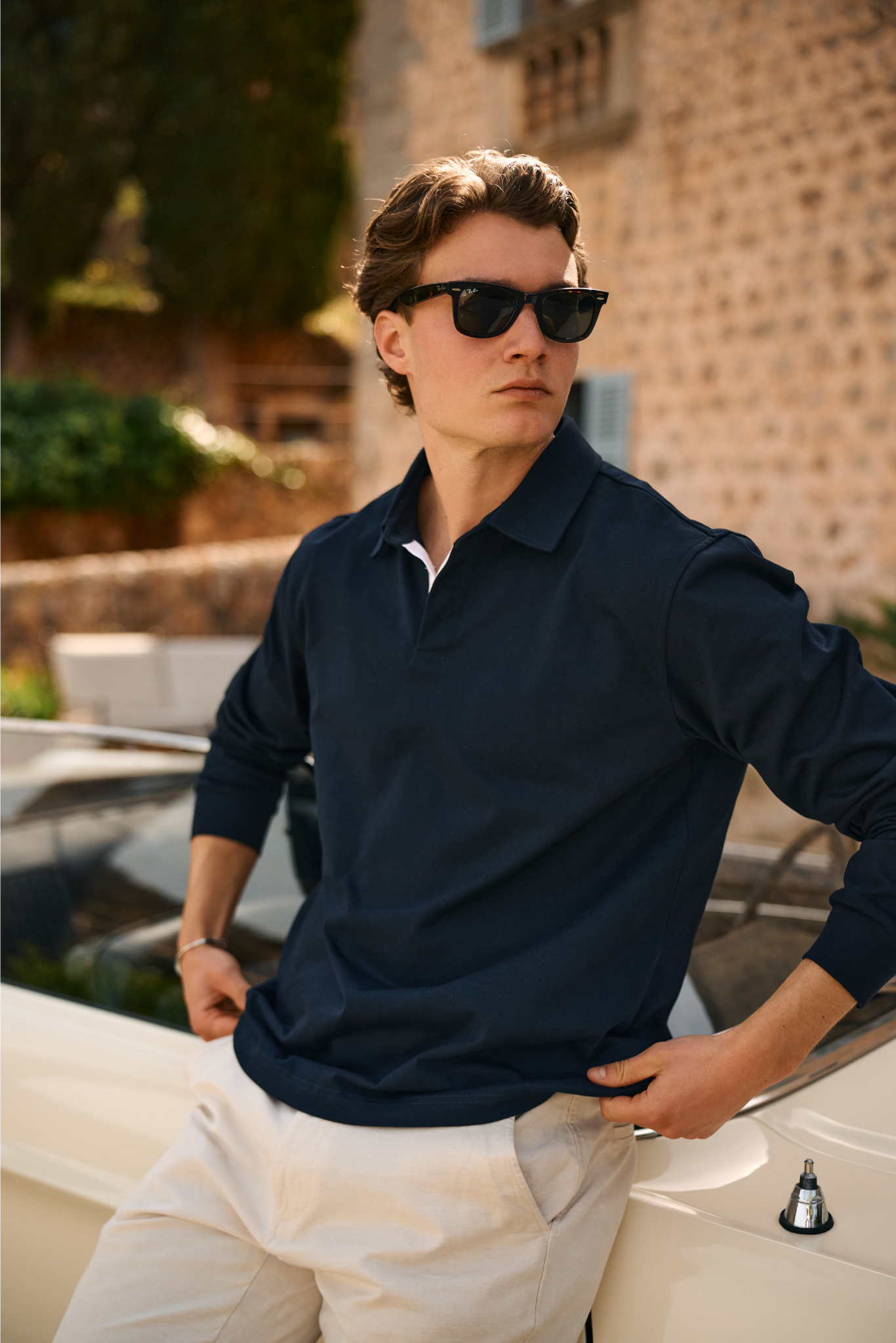 A Sporty Touch to the Outfit