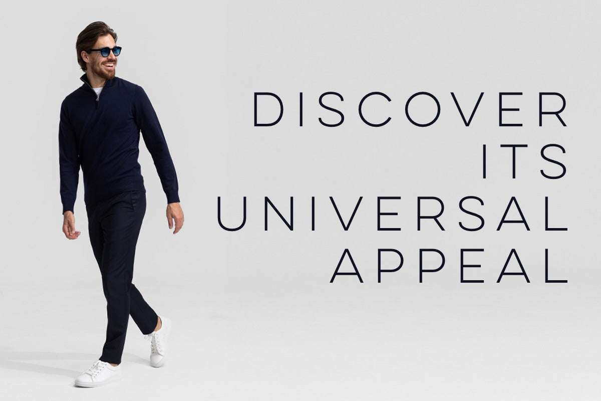 Discover the universal appeal of our half zip sweatshirt
