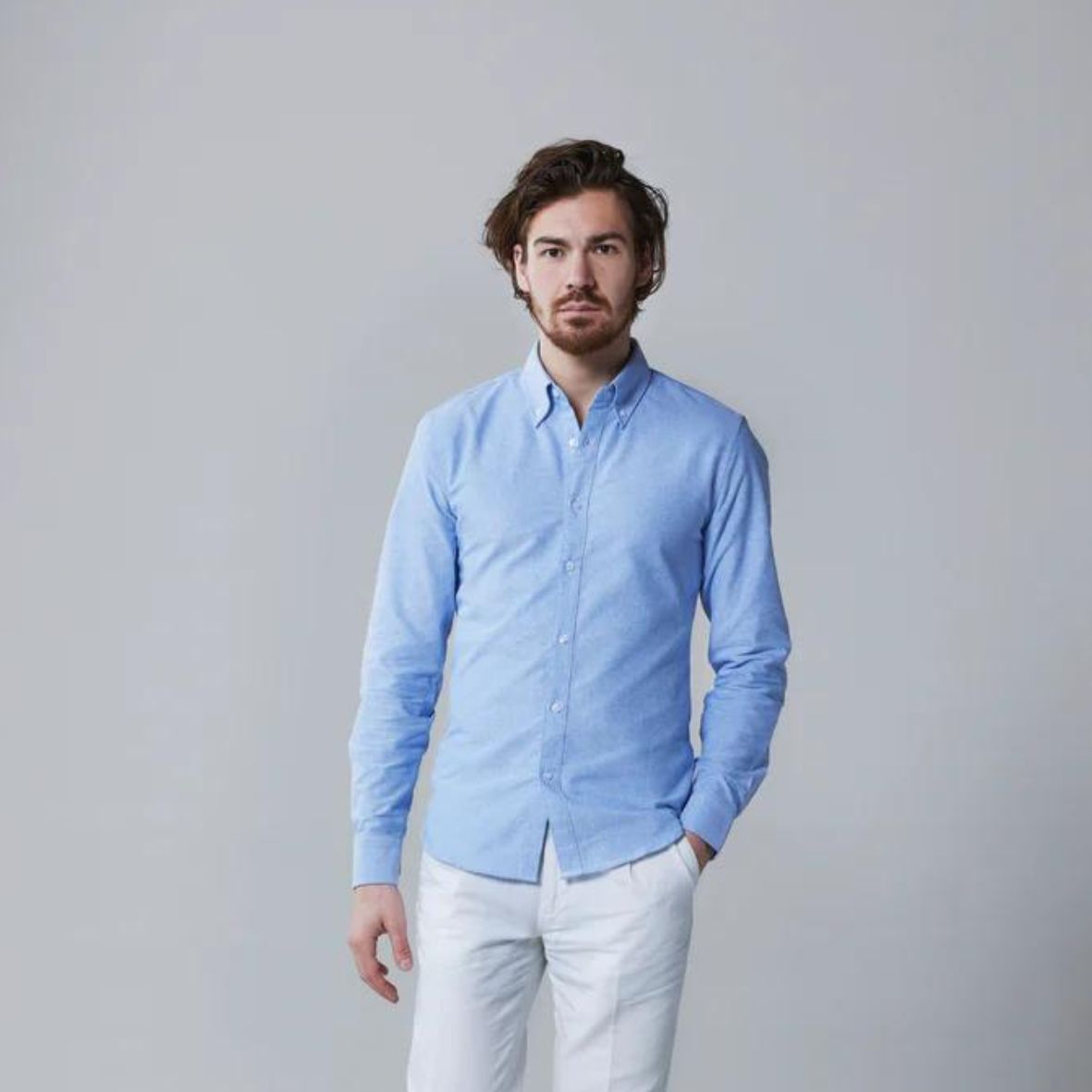 button down overhemd nolson
