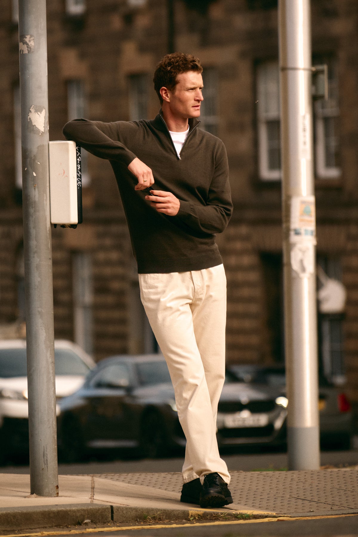 Quarter-zip - Olive Green