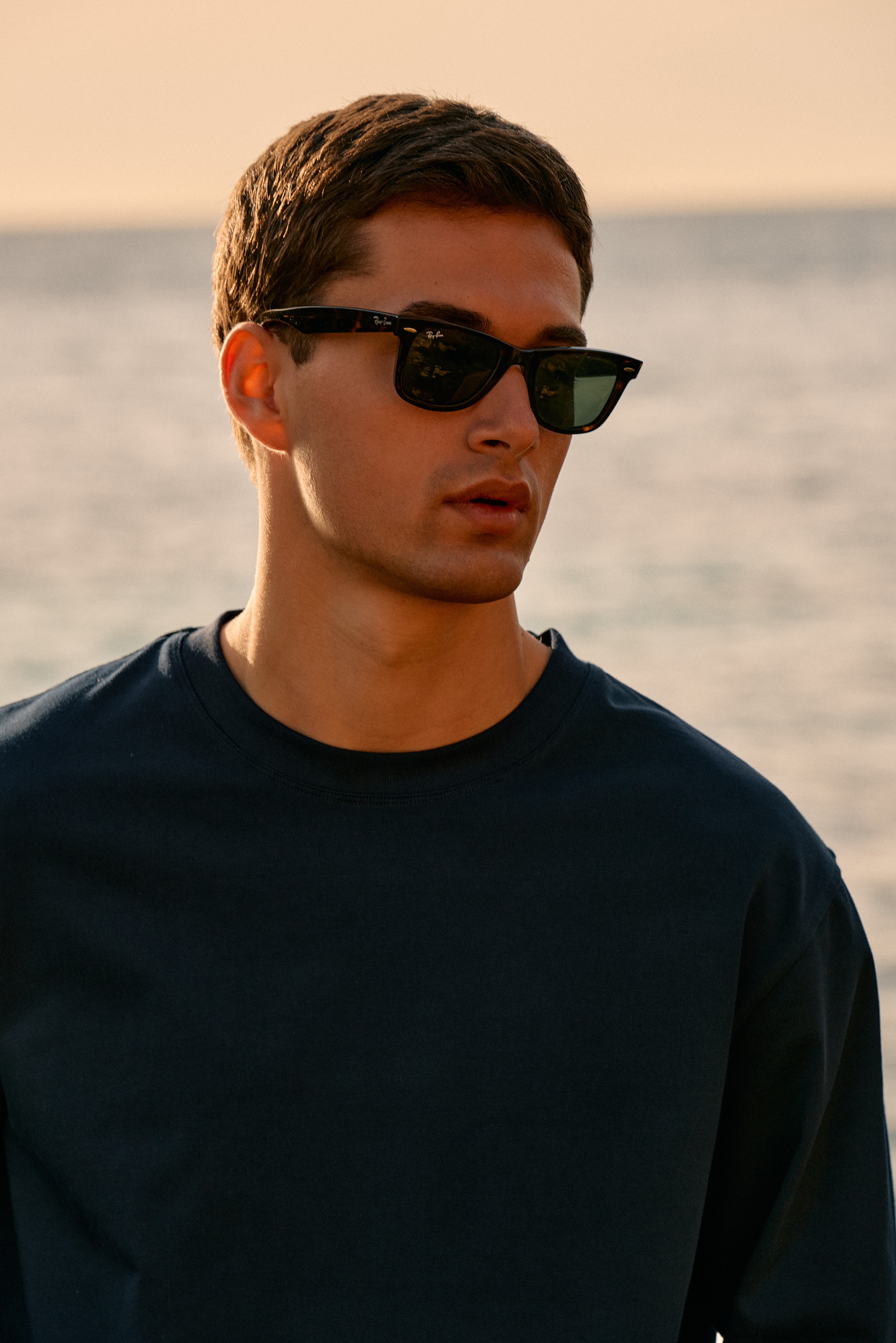 Heavyweight Longsleeve T-Shirt - Donkerblauw