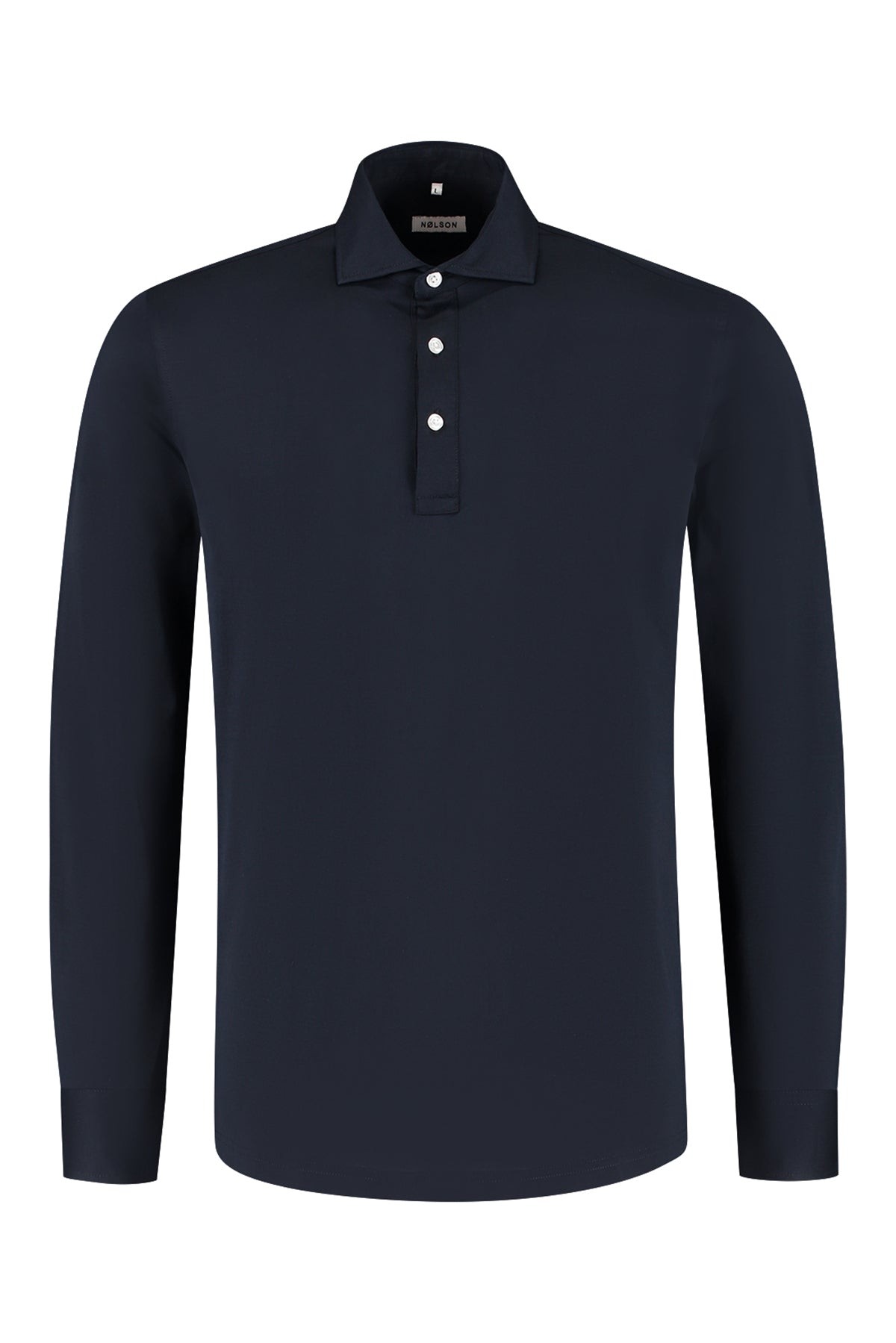 Dunkelblaues Poloshirt