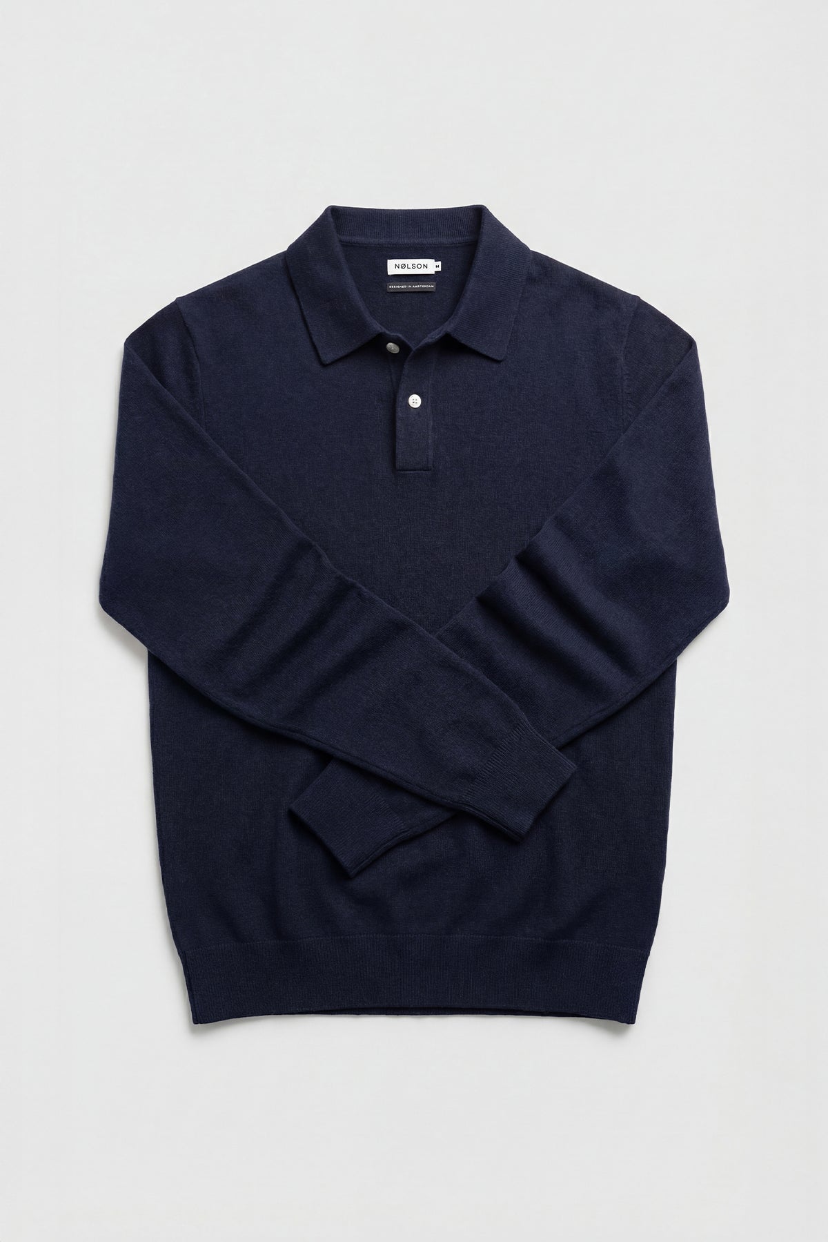 Knitted Polo - Dark Blue