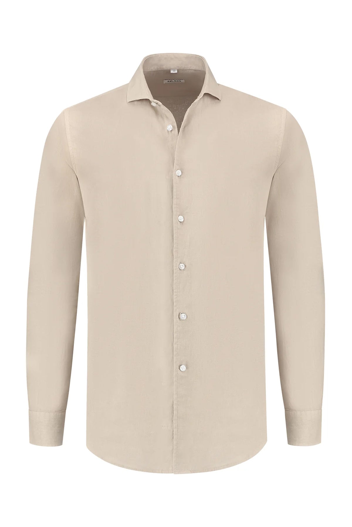 Lindo Beige Linen Shirt