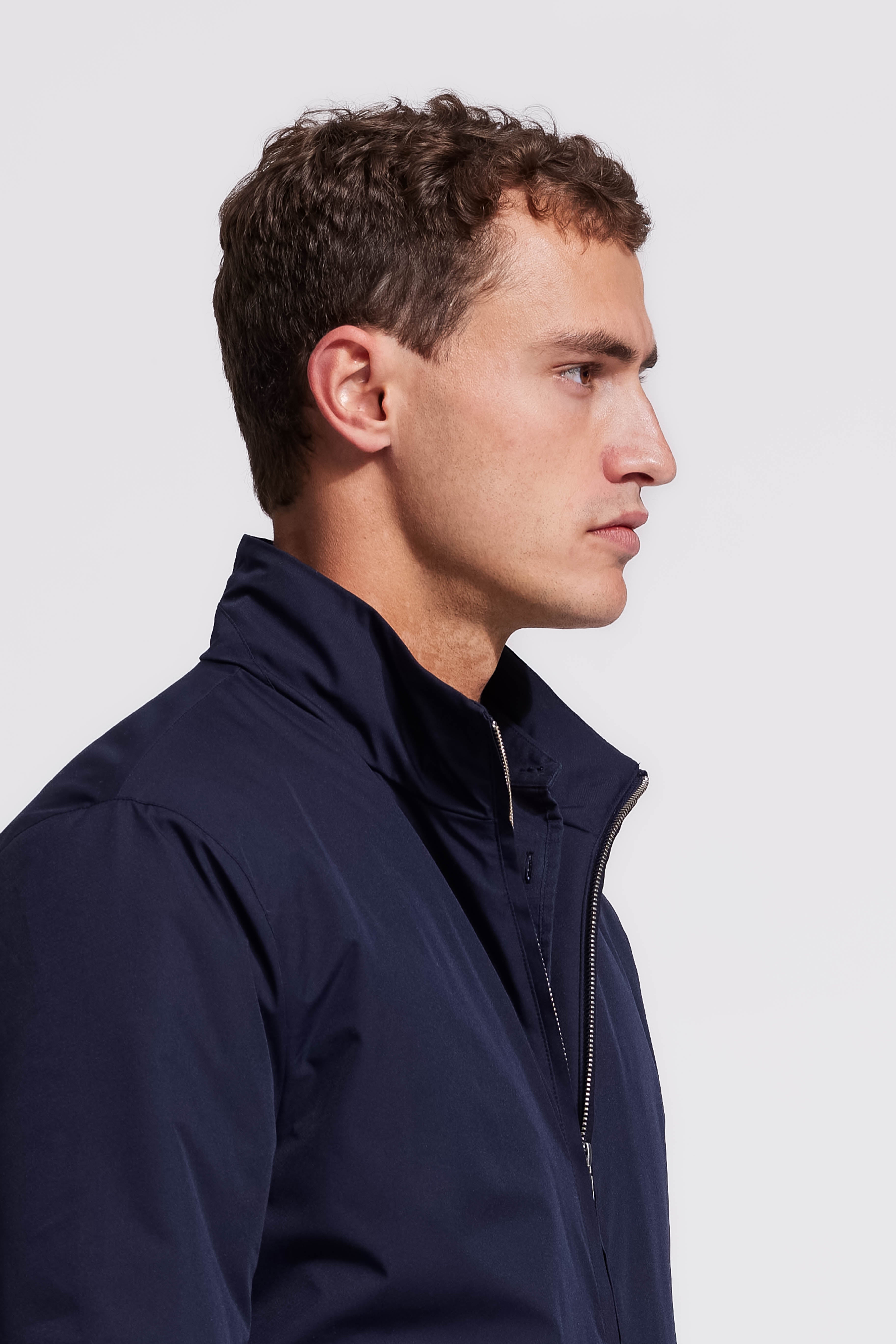 Wattierte Jacke Dunkelblau