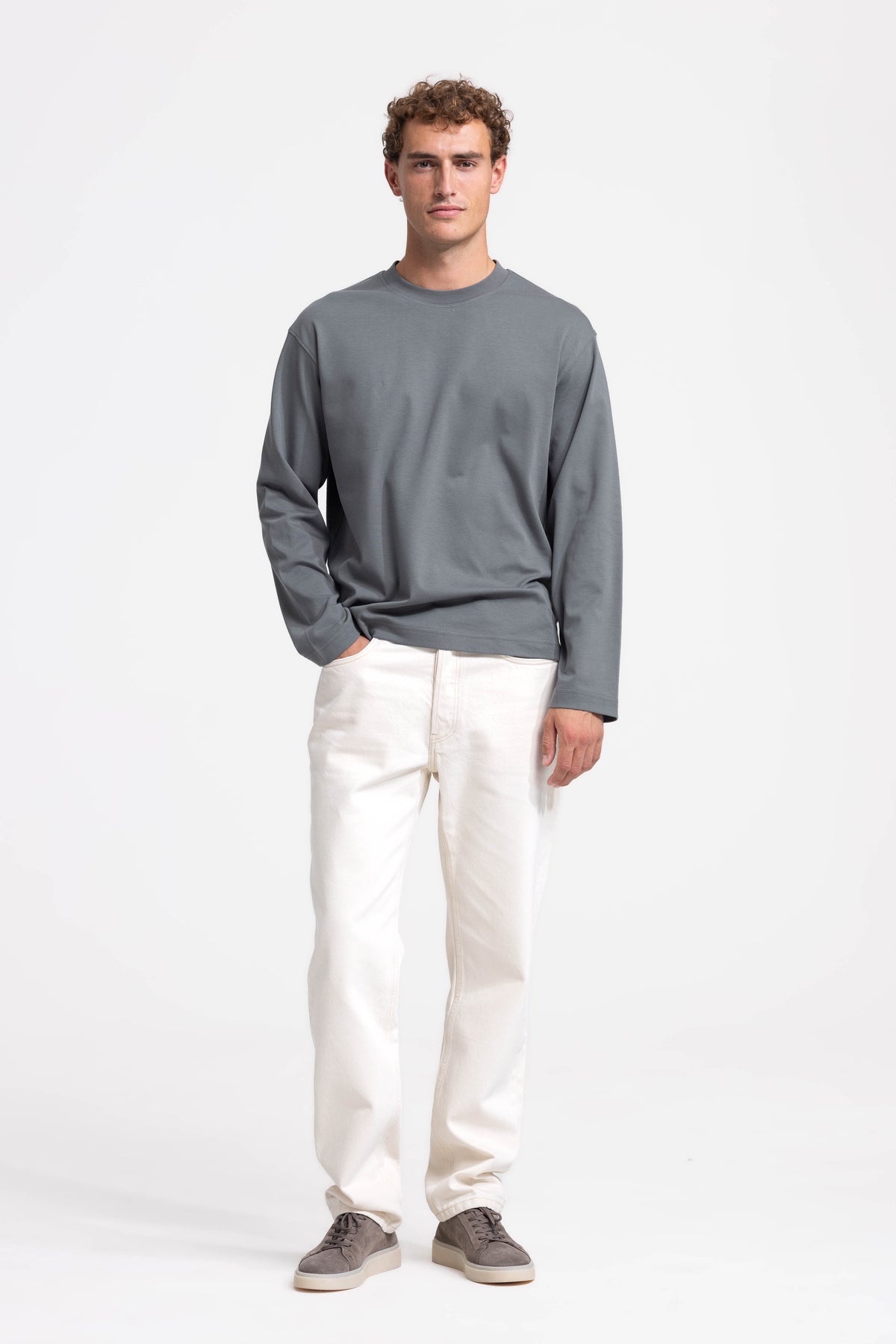 Jeans - Cremeweiß
