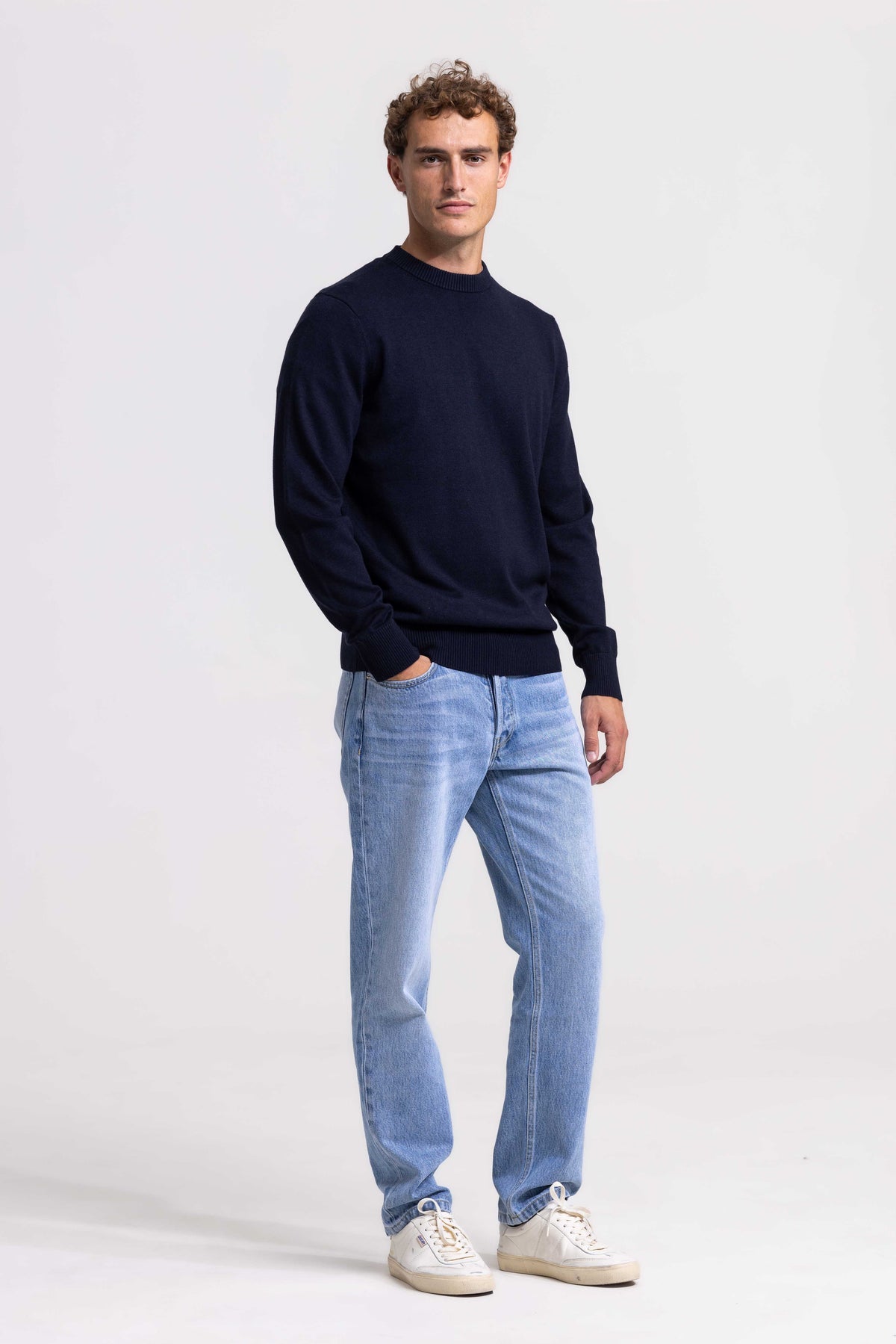 Crewneck trui - Donkerblauw