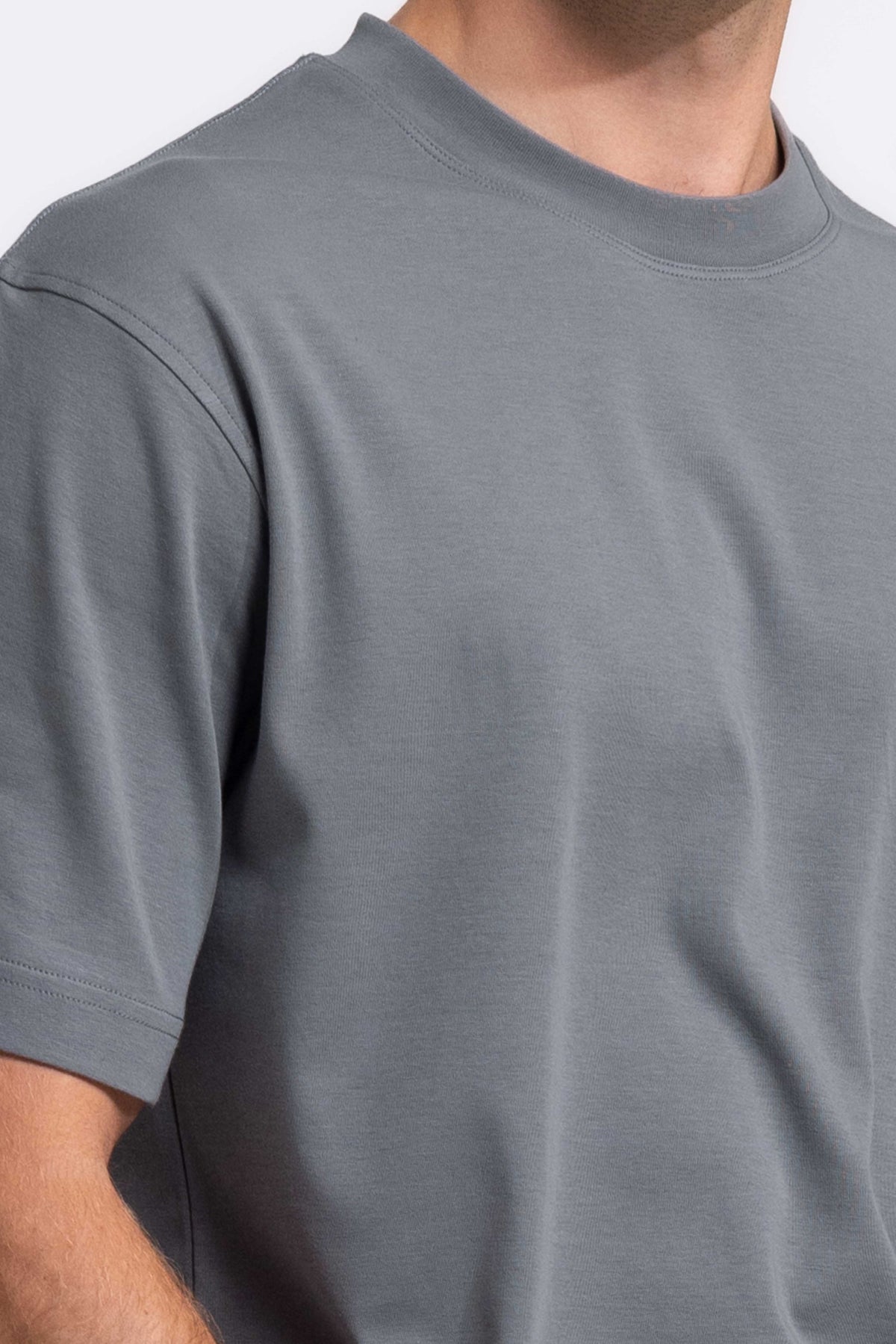 Signature Interlock T-shirt - Stone