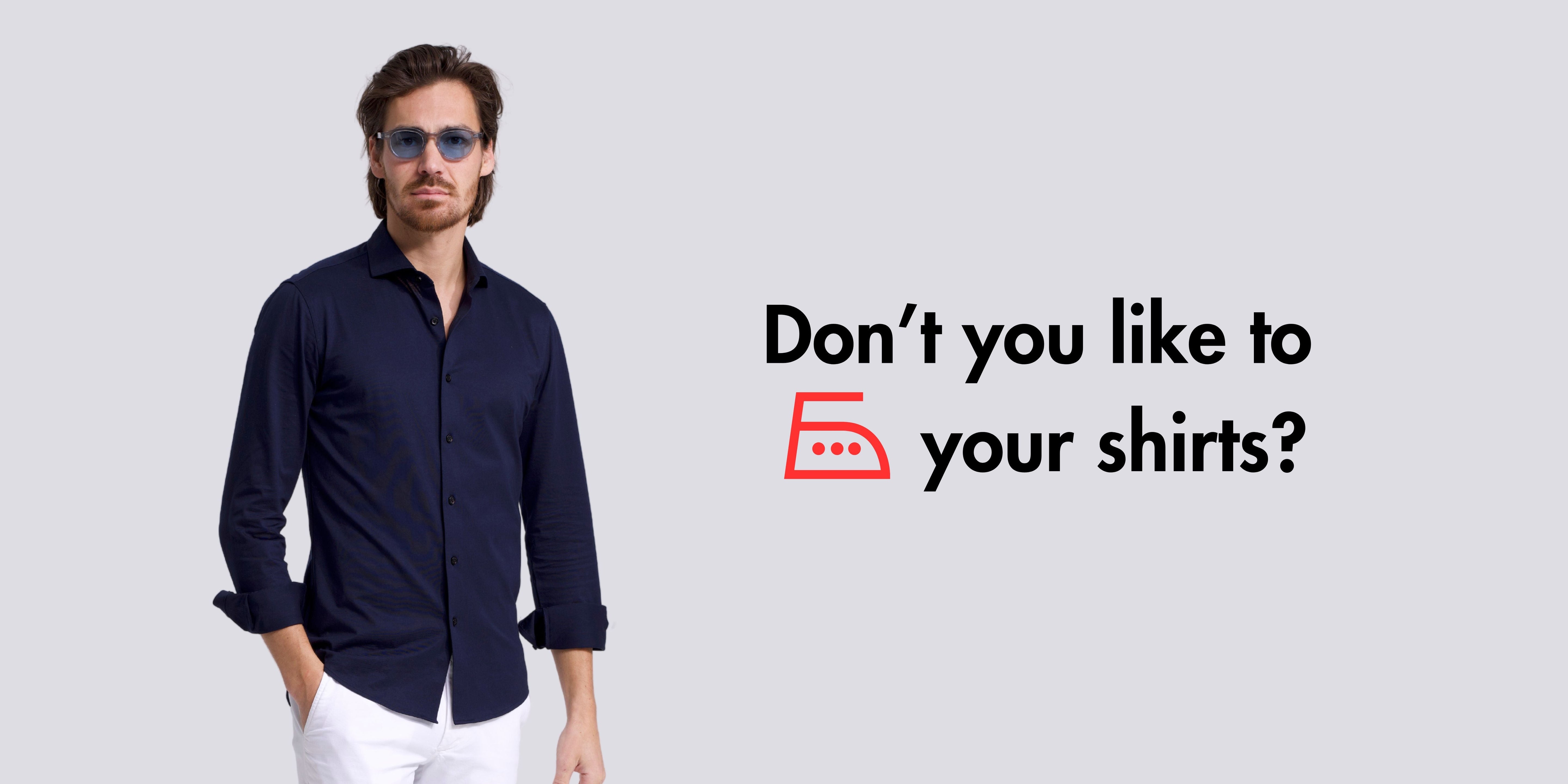iron free shirts