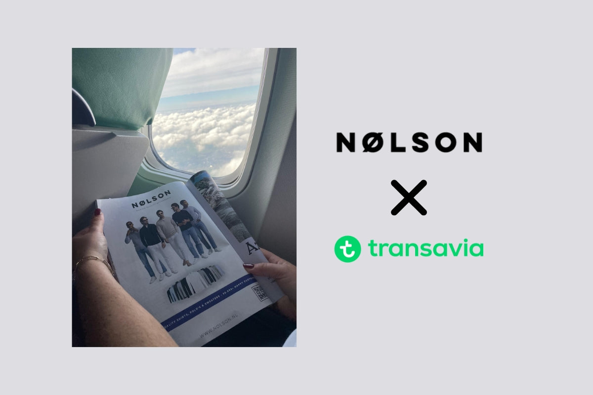 NØLSON en Transavia magazine