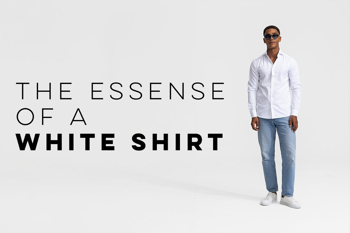 white shirt for men