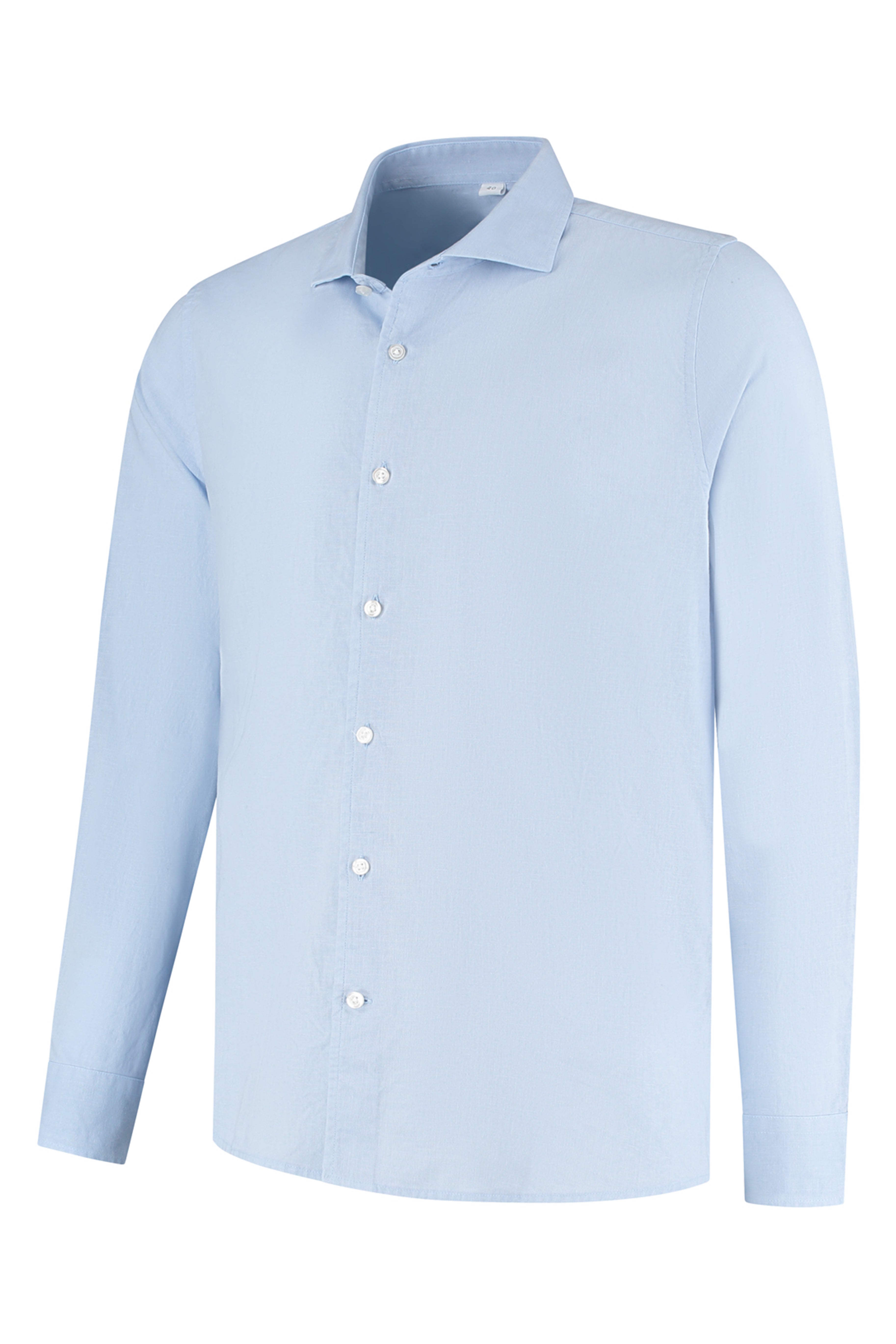 Lindo Light Blue Linen Shirt