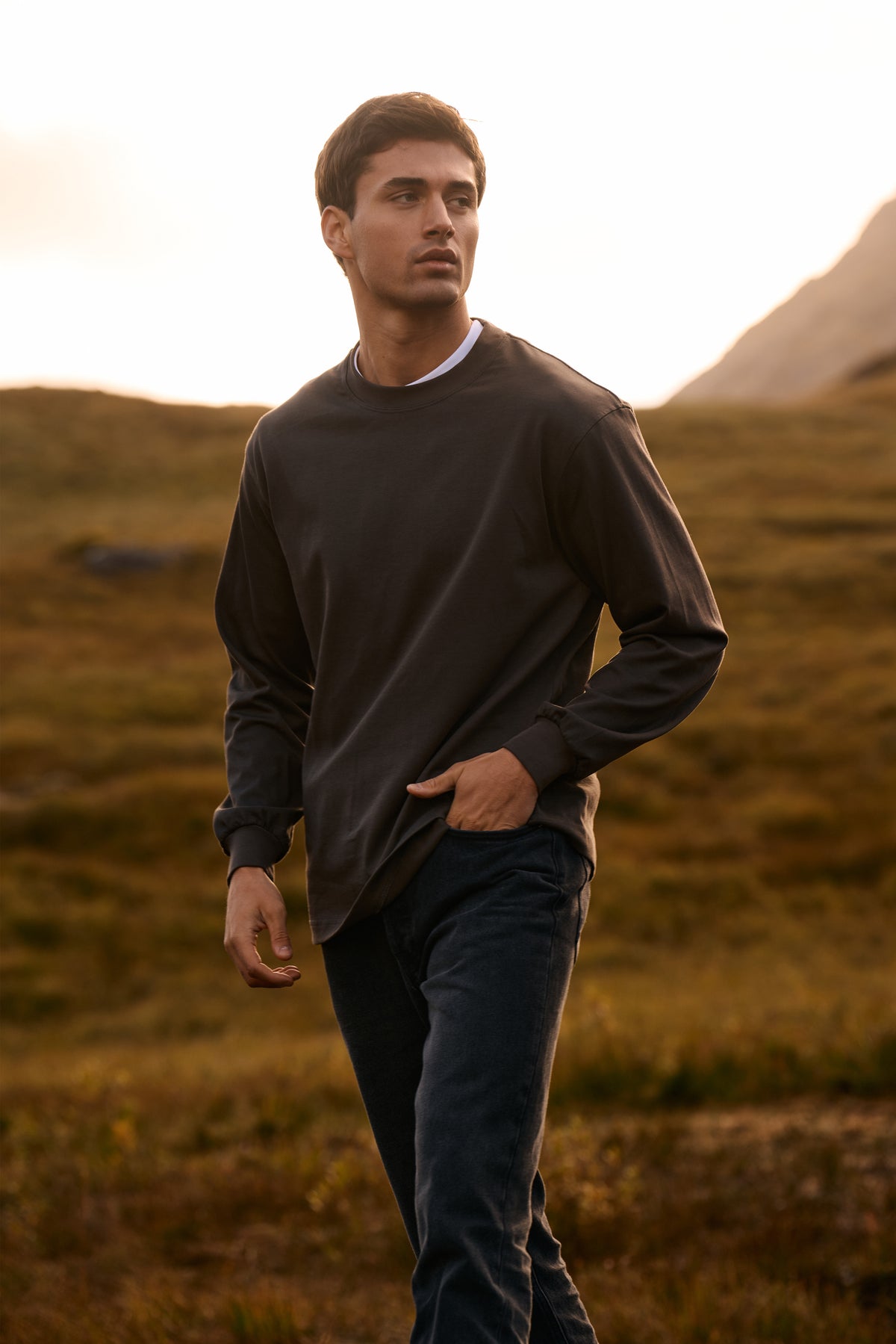 Heavyweight Longsleeve T-Shirt - Olijfgroen