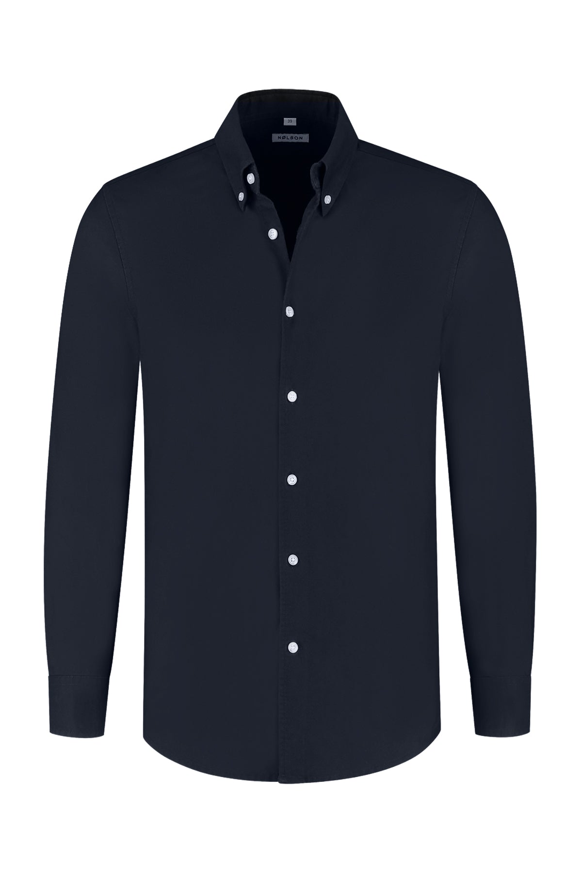 Donkerblauw Button Down Overhemd