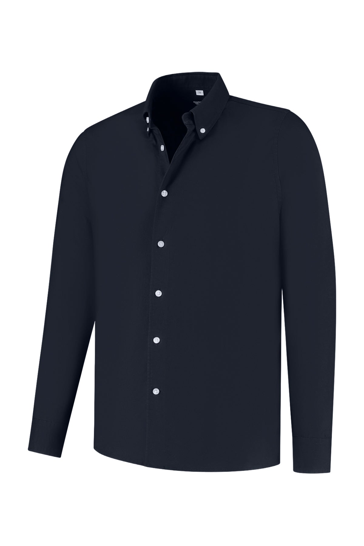 Donkerblauw Button Down Overhemd