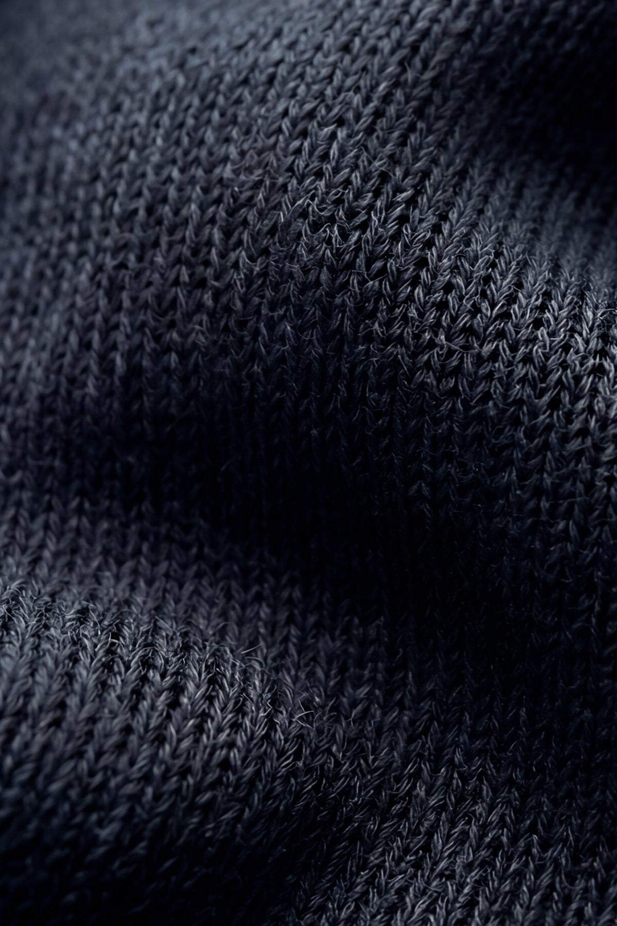 Gebreide Polo Donkerblauw