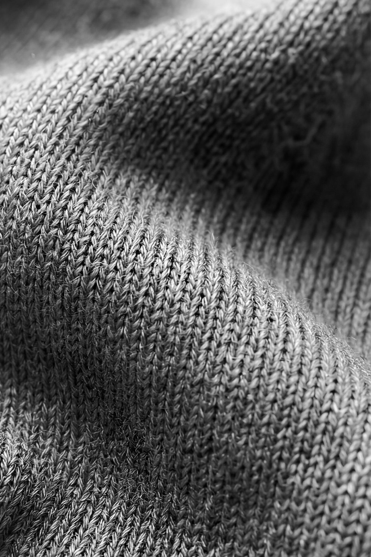 Knitted Polo - Light Grey