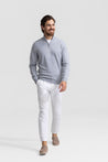 Grey zip sweater