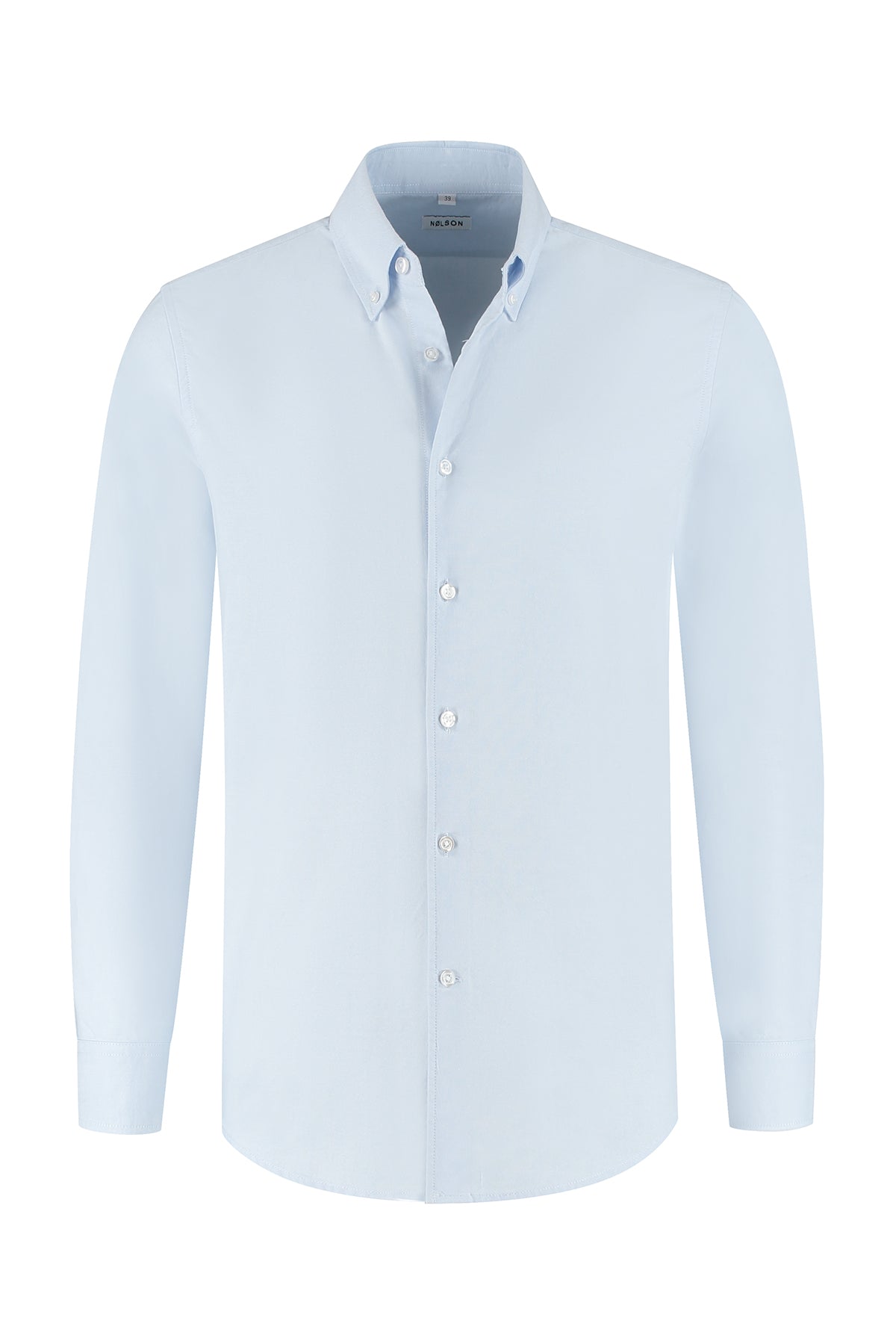 Lichtblauw Button-Down Overhemd 