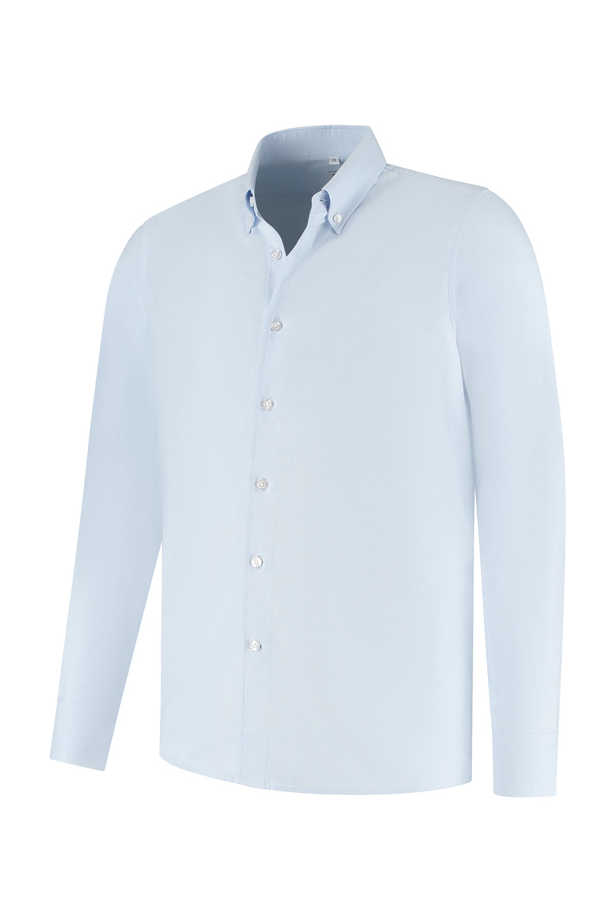 Lichtblauw Button-Down Overhemd 