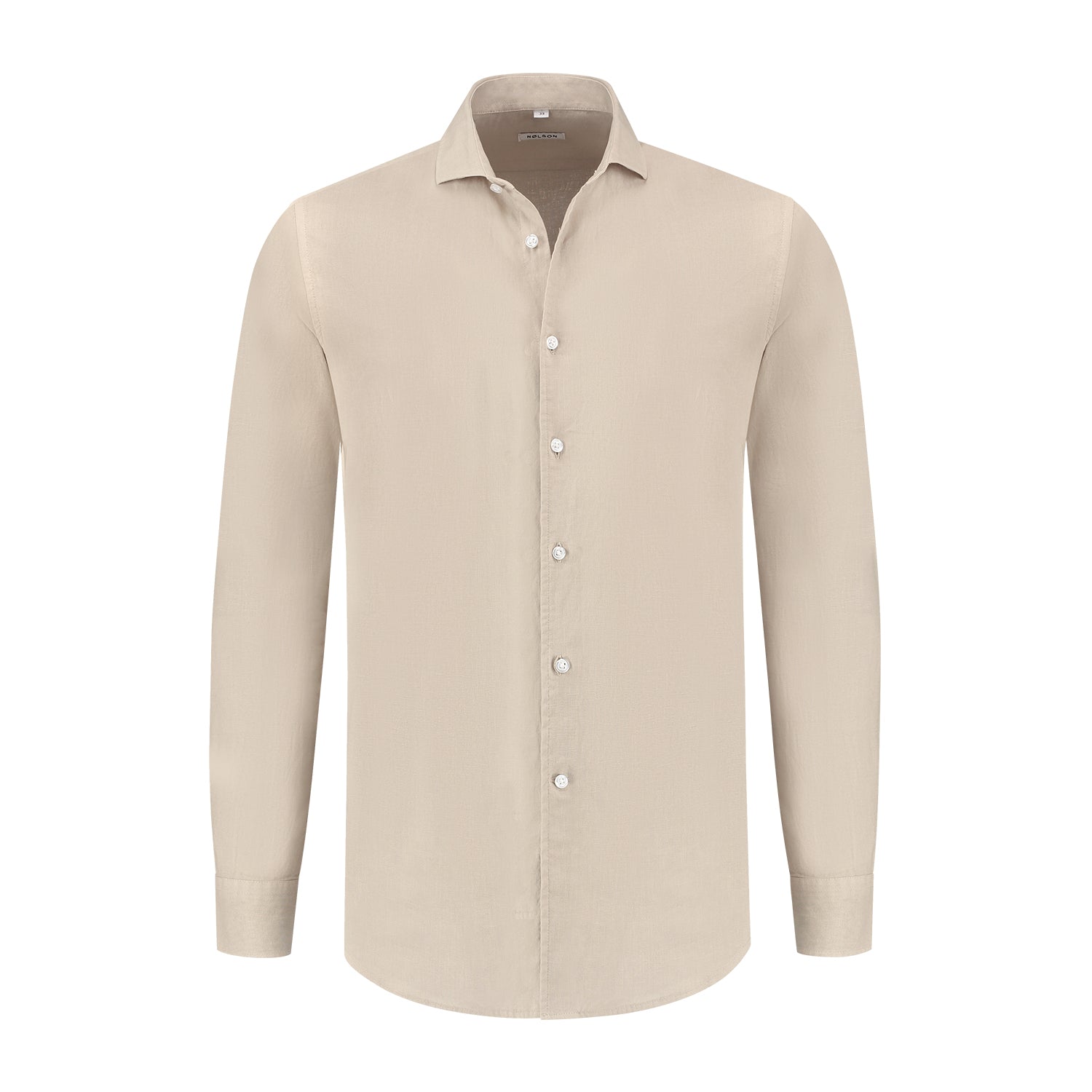 Linen shirt beige for men