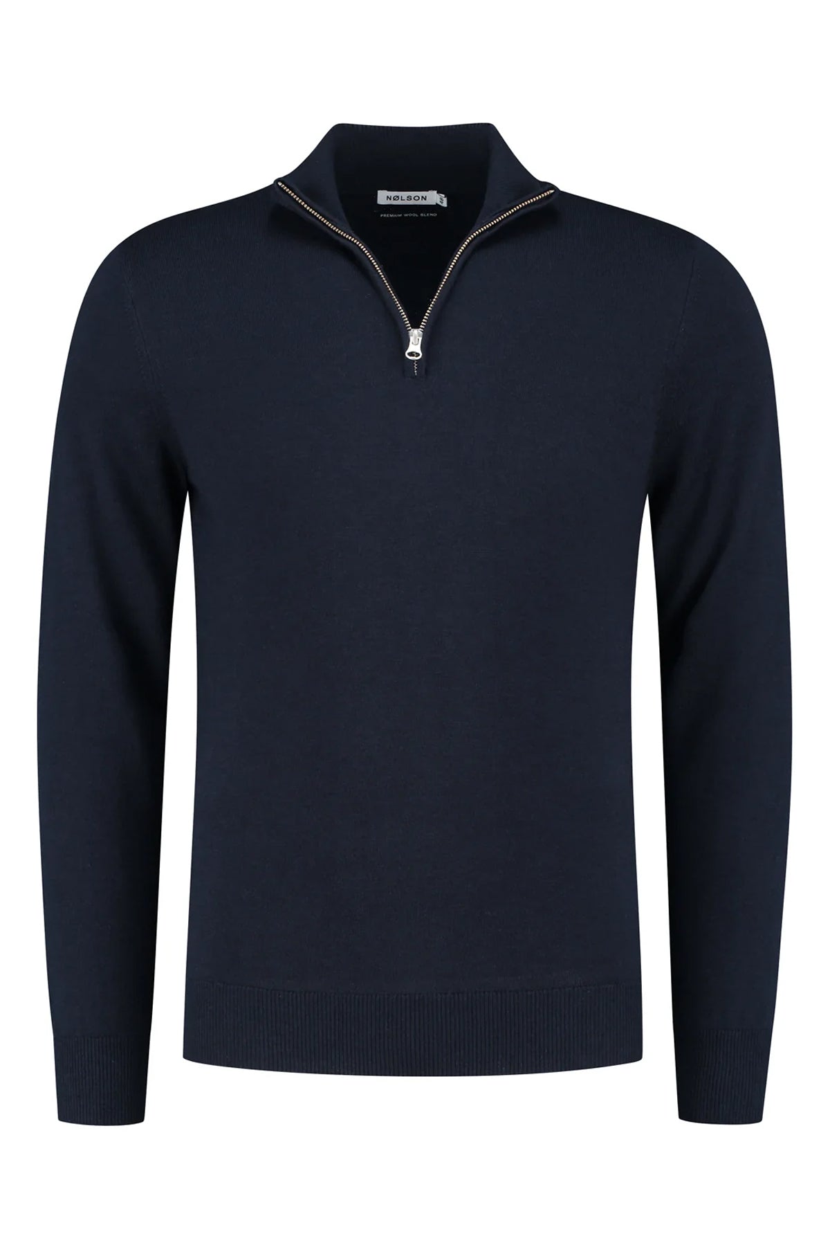 Quarter-zip Dark Blue Sweater