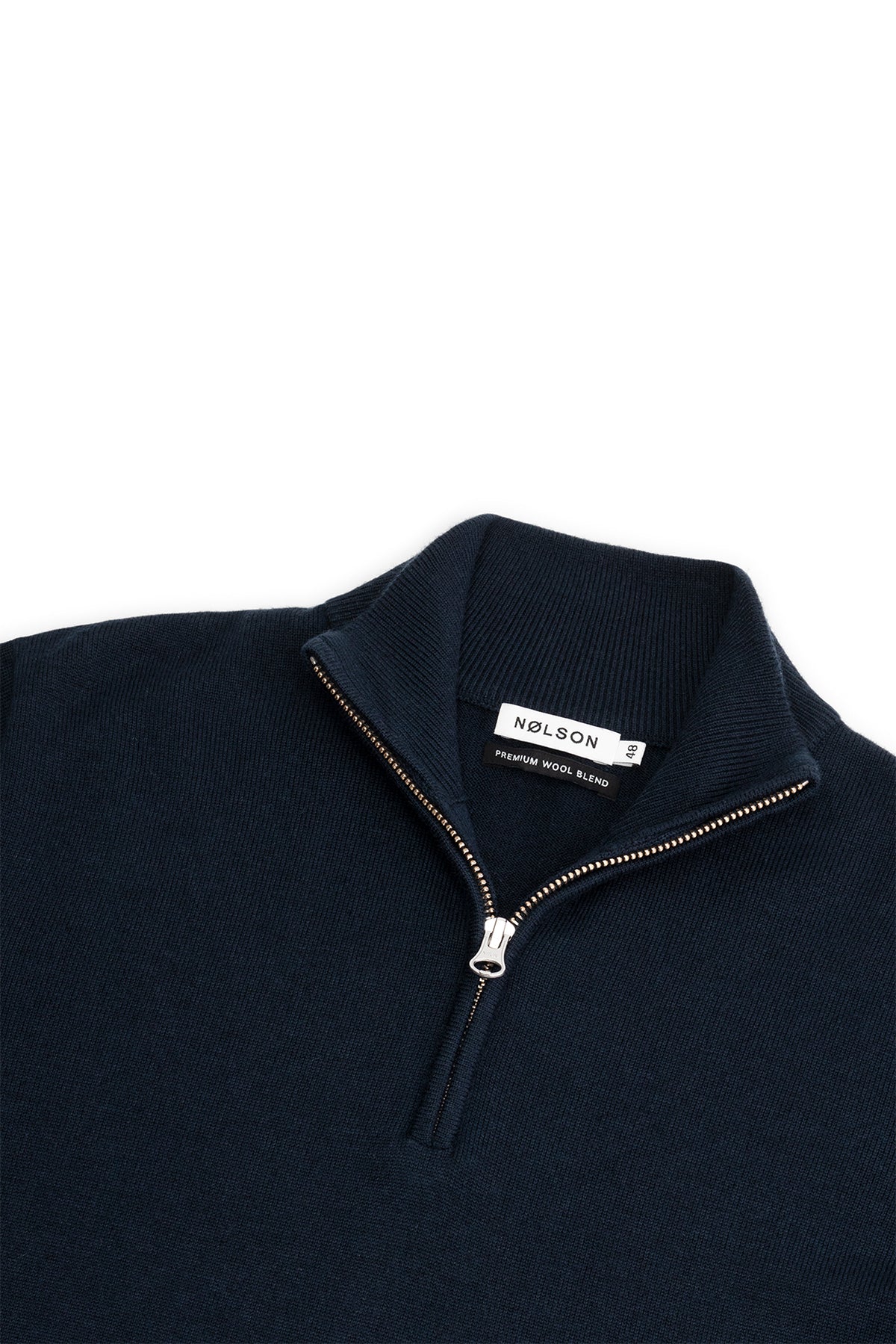 Quarter-zip Dark Blue Sweater