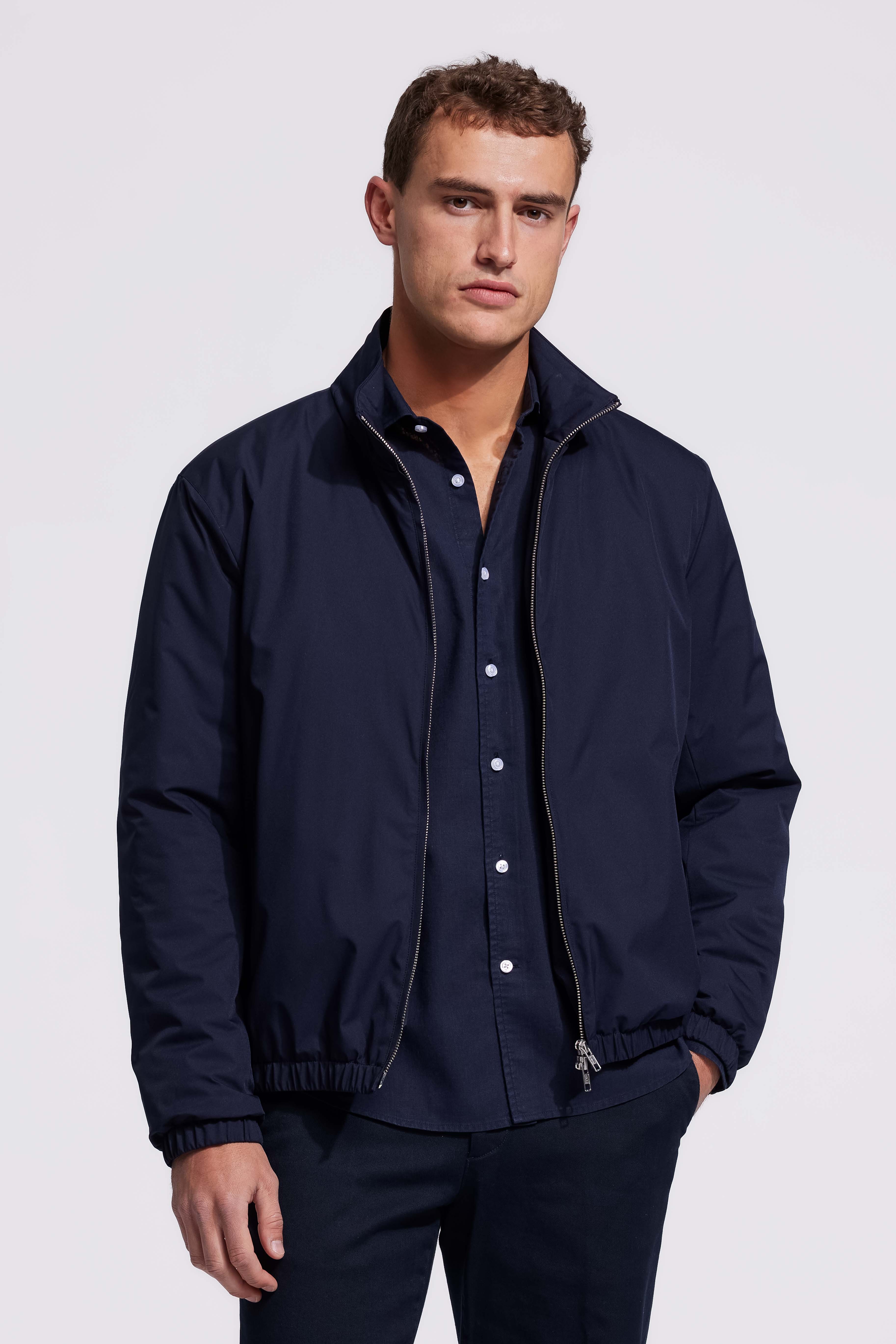 Padded Summer Jacket Dark Blue