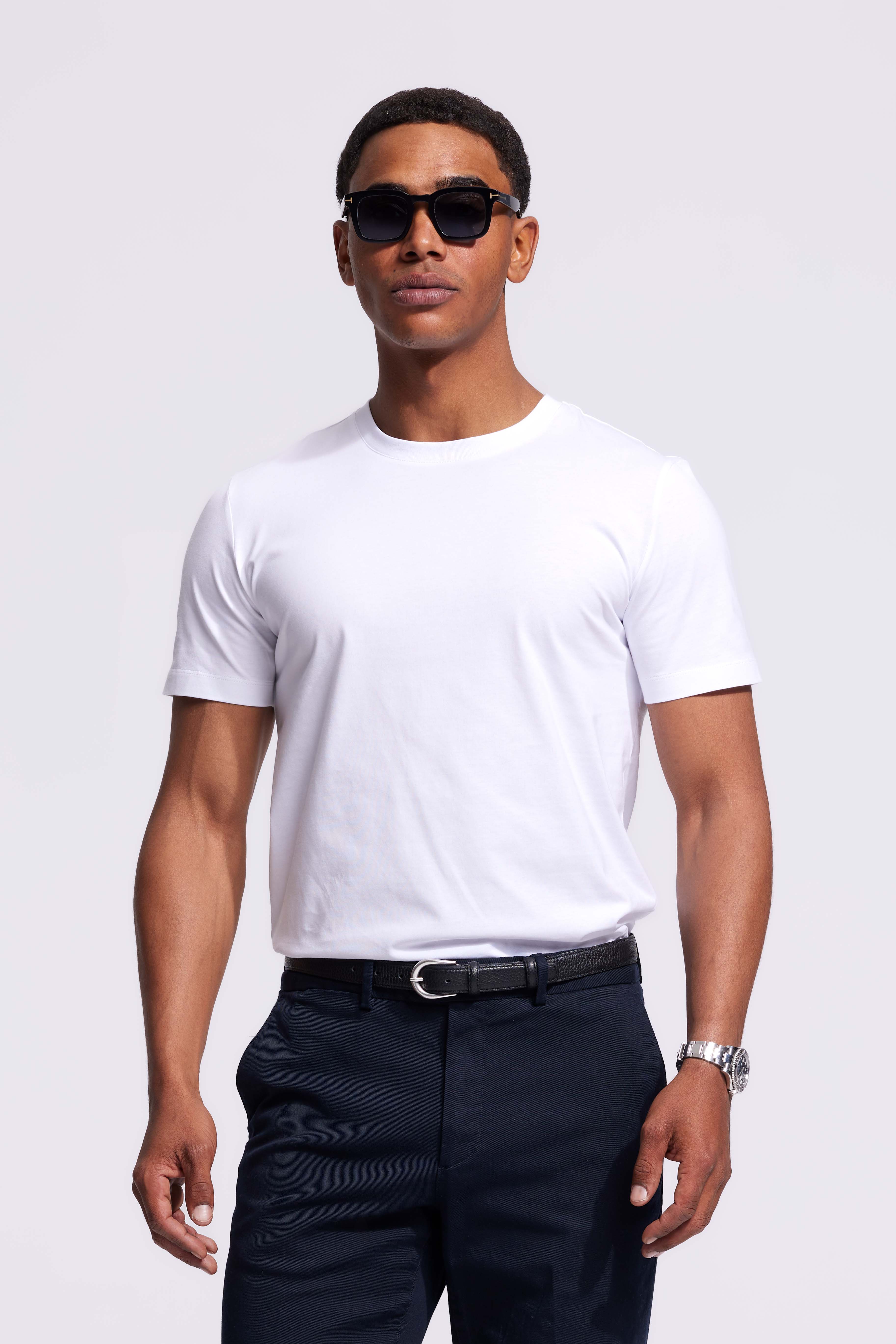 White tshirt for men NØLSON NØLSON - Main Image