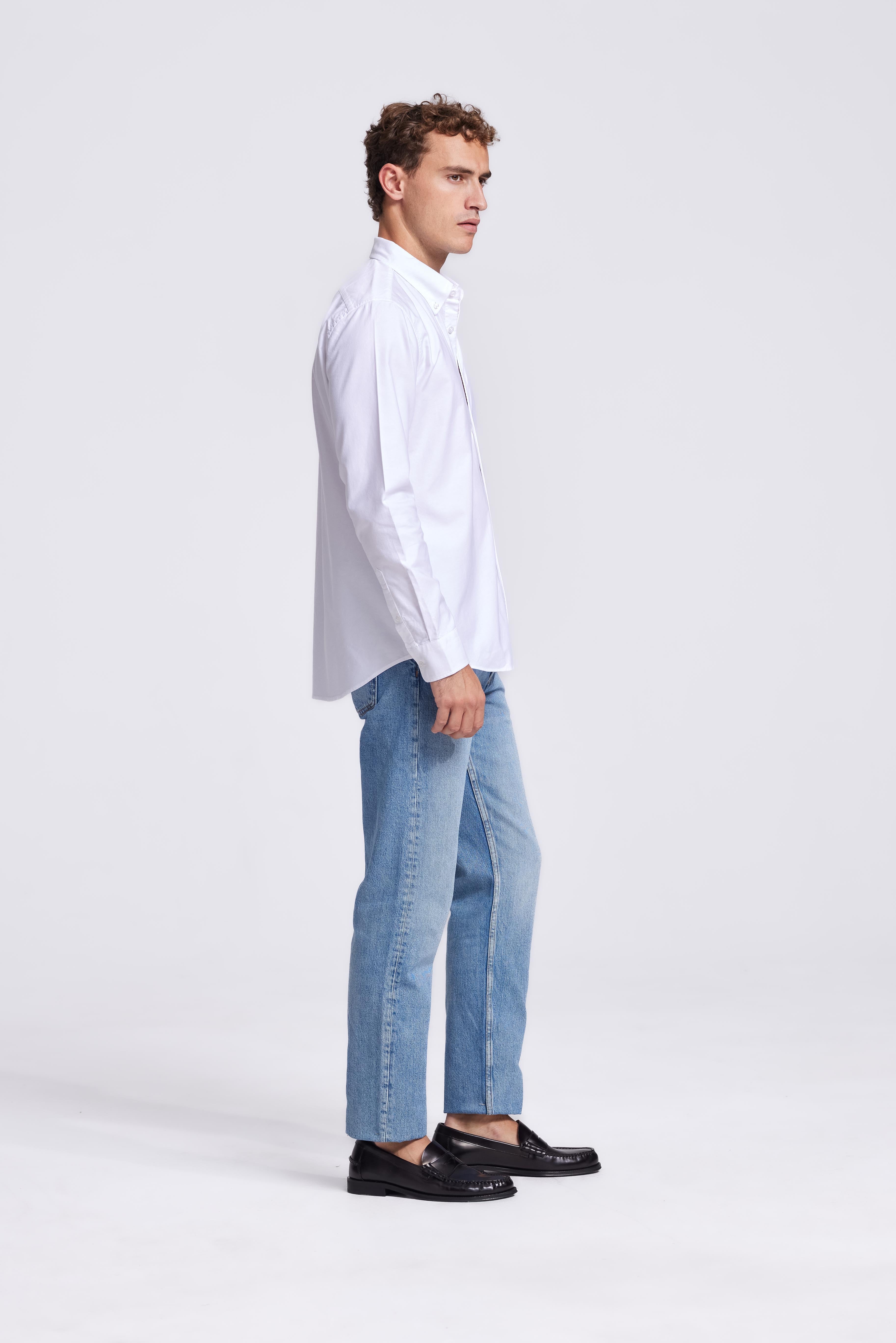 Wit Button Down Overhemd