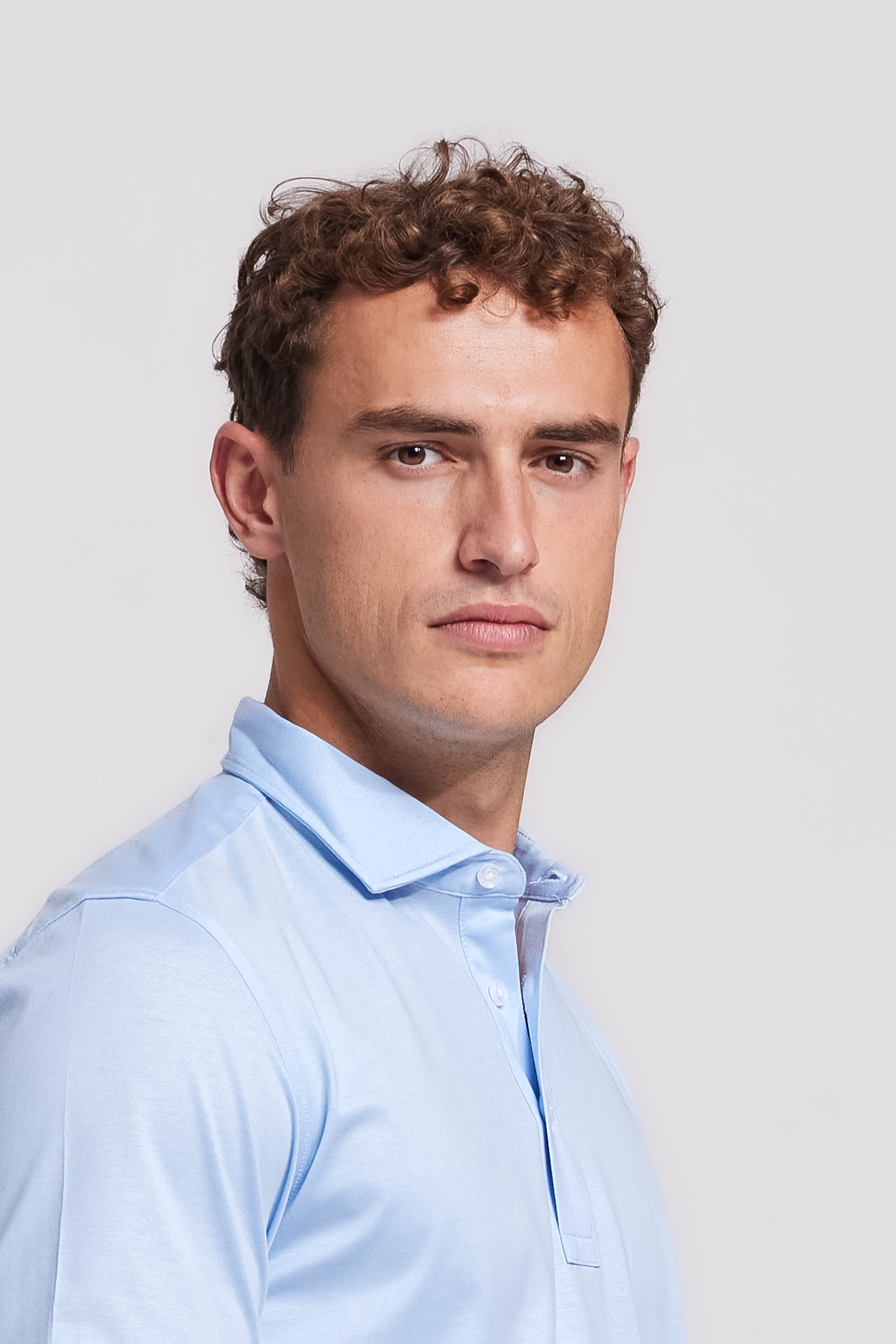 Polo Shortsleeve Light Blue