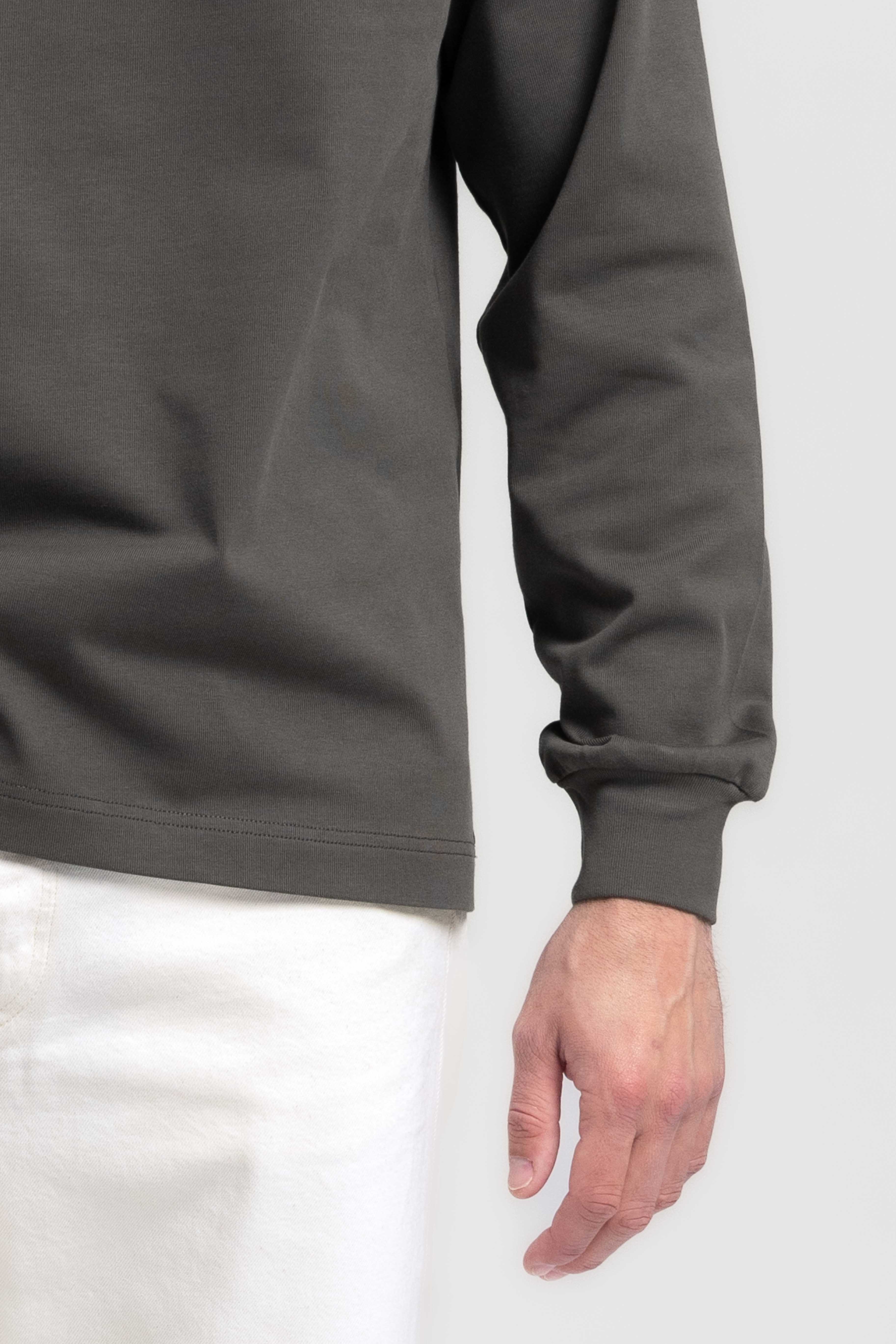 Heavyweight Longsleeve T-Shirt - Donkergroen