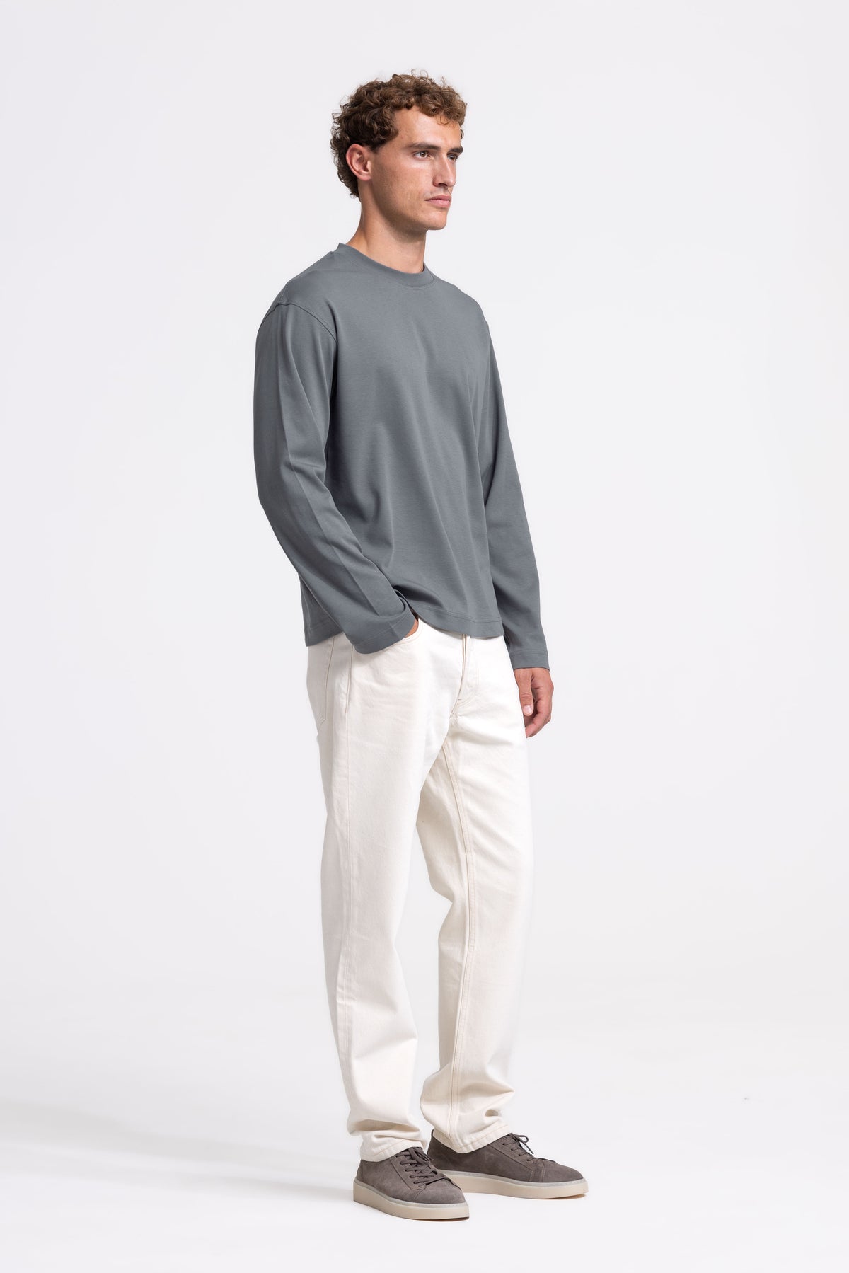 Jeans - Cremeweiß
