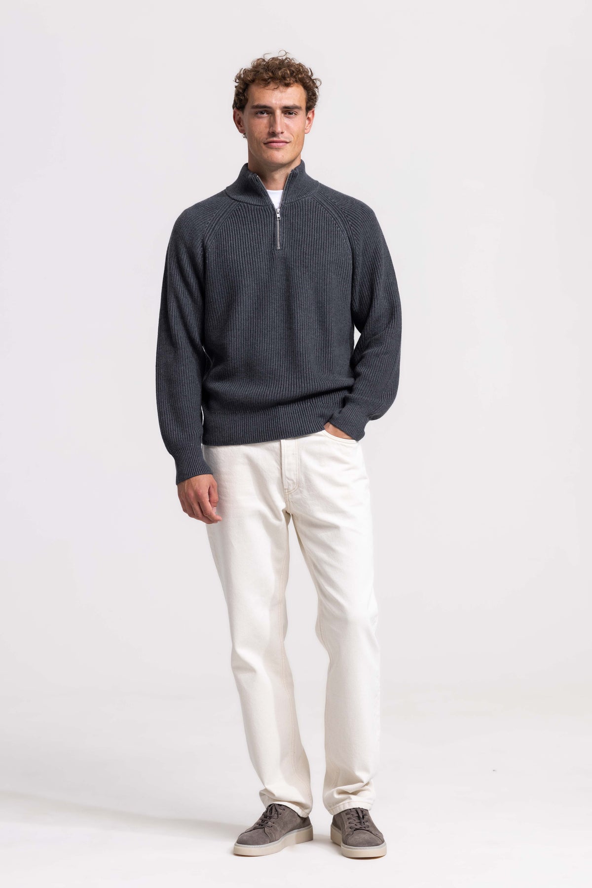 Jeans - Cremeweiß