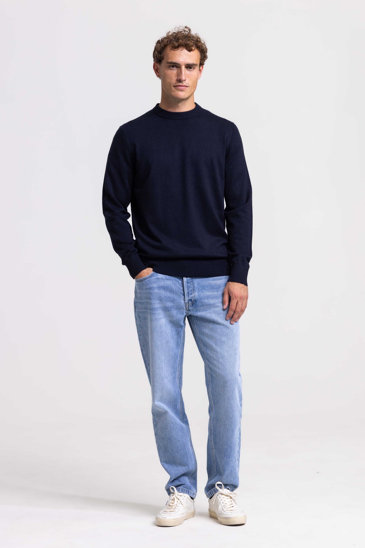 Crewneck trui - Donkerblauw