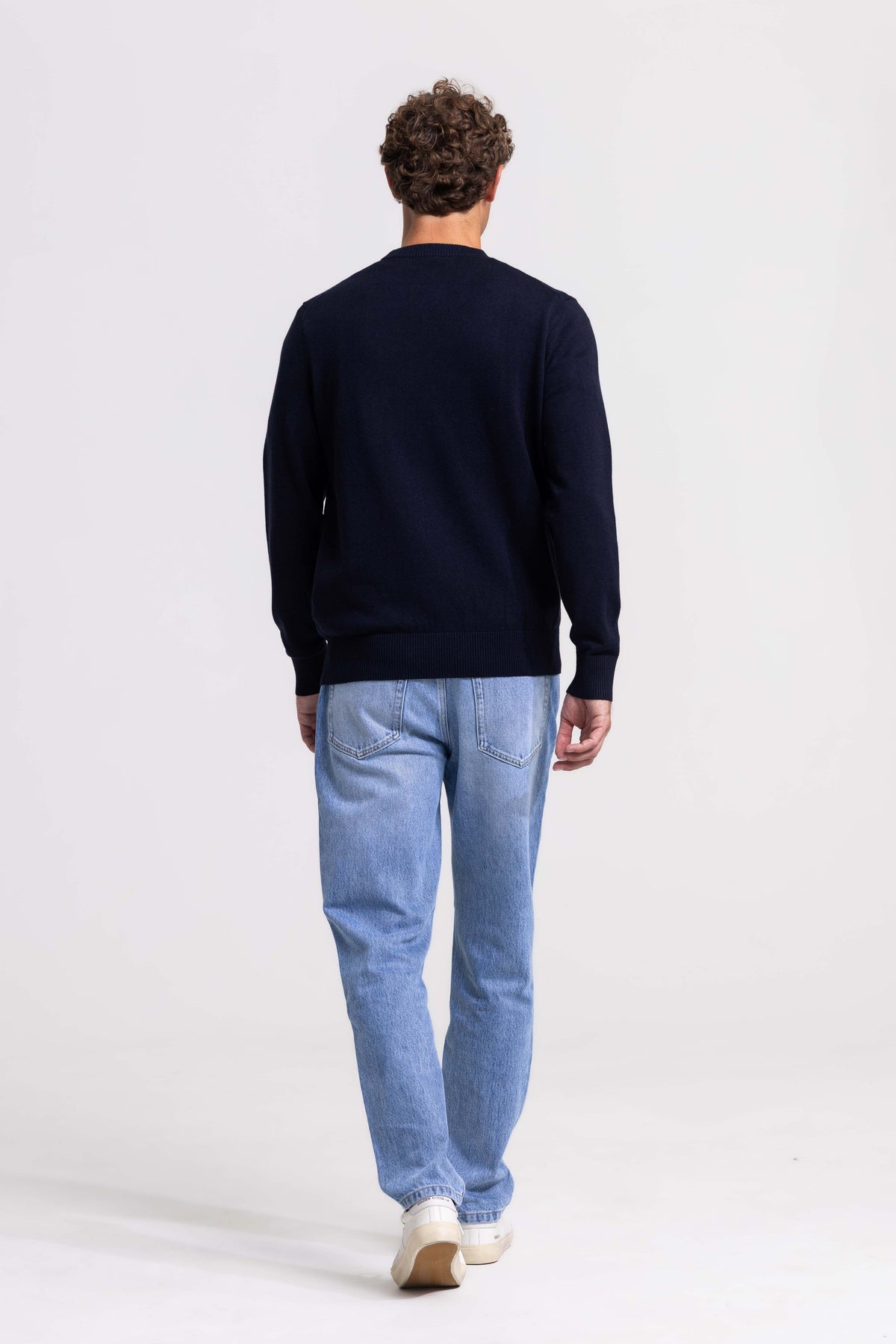Crewneck trui - Donkerblauw