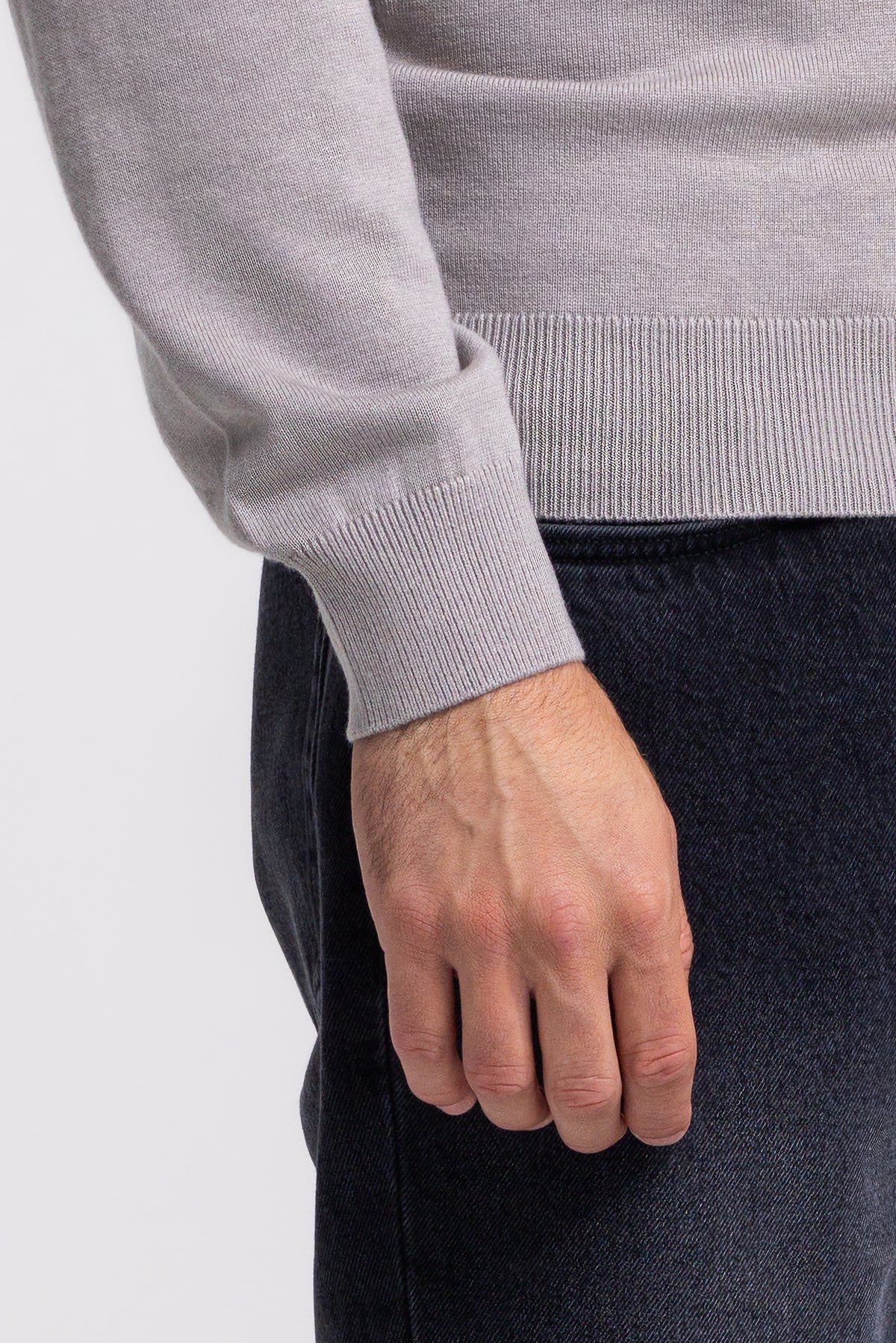 Quarter-Zip - Taupe