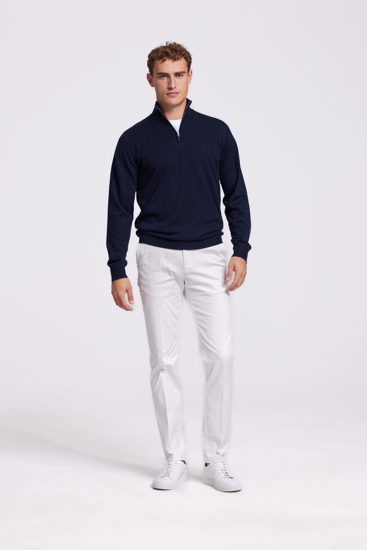 Quarter-zip - Dark Blue