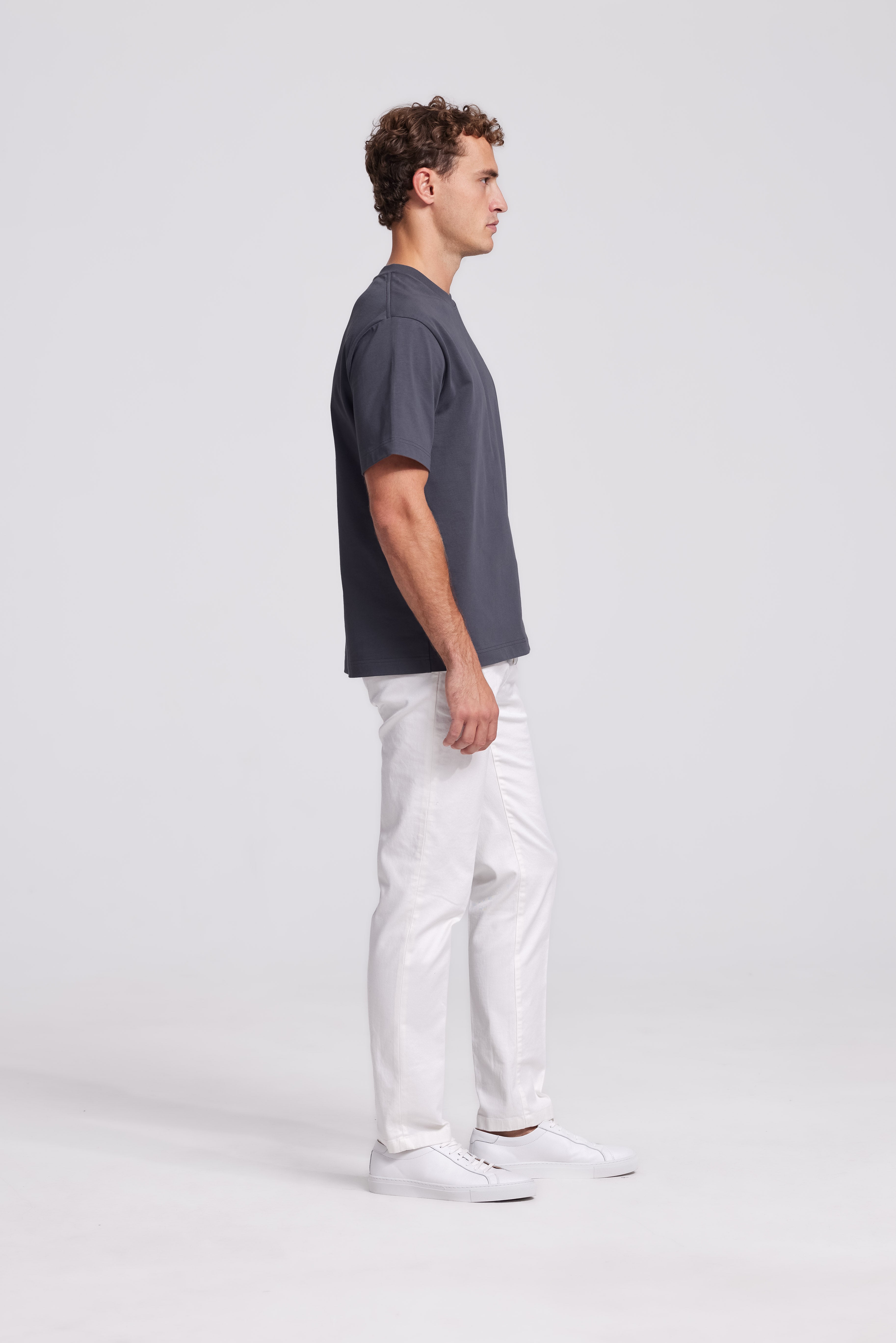 Heavyweight T-shirt Donkergrijs