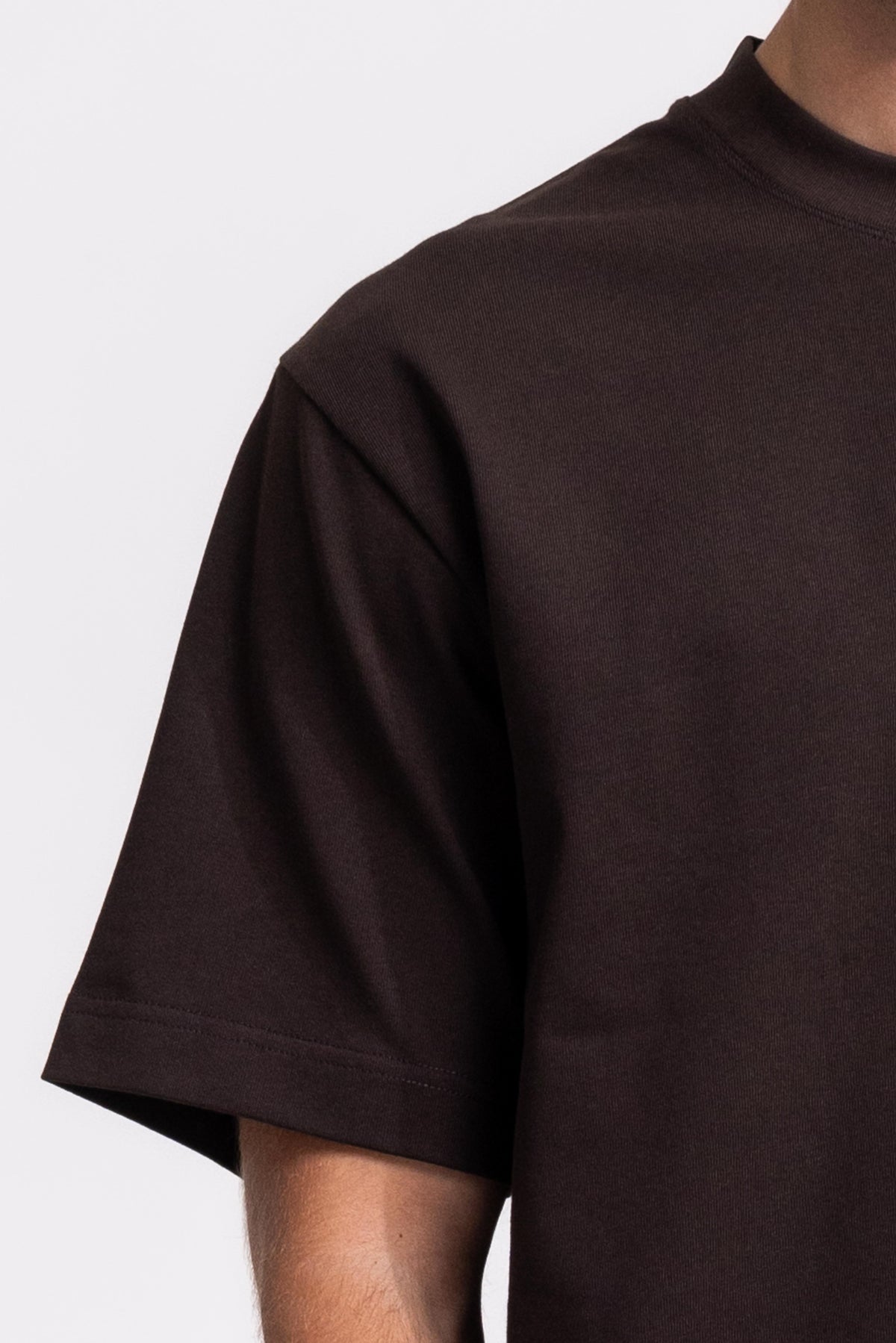 Heavyweight T-shirt - Donkerbruin