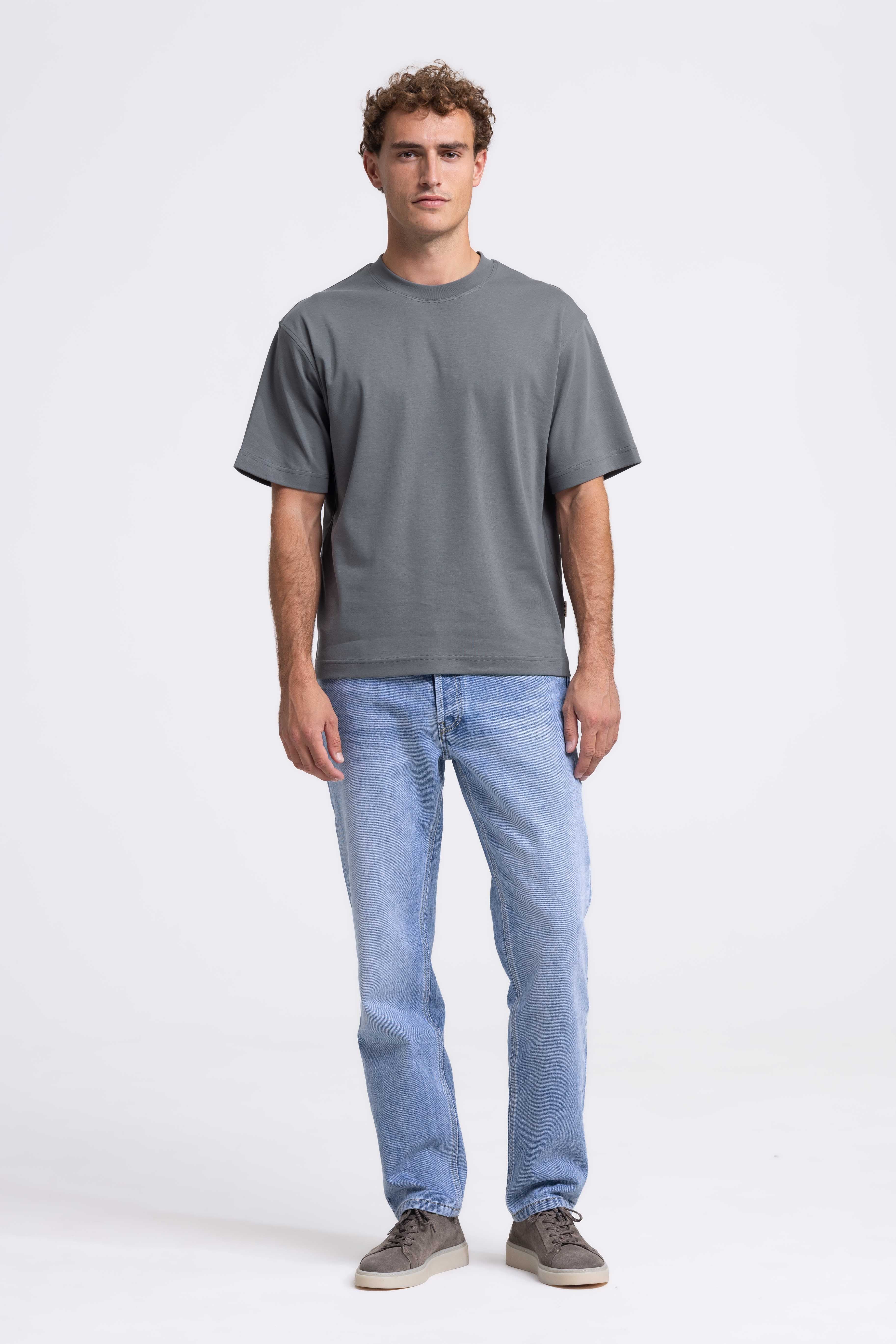 Signature Interlock T-shirt - Dark Taupe