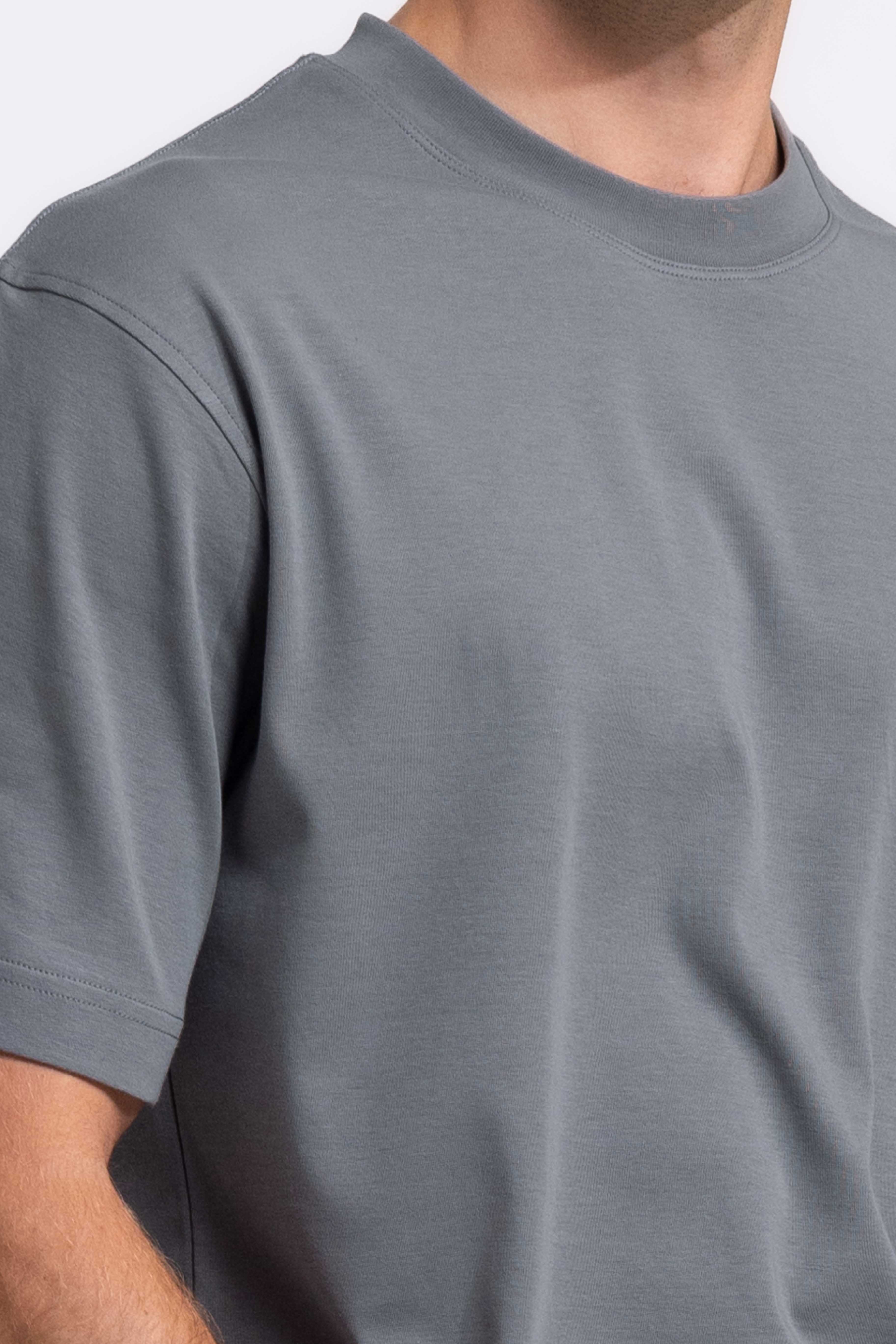 Signature Interlock T-shirt - Dark Taupe