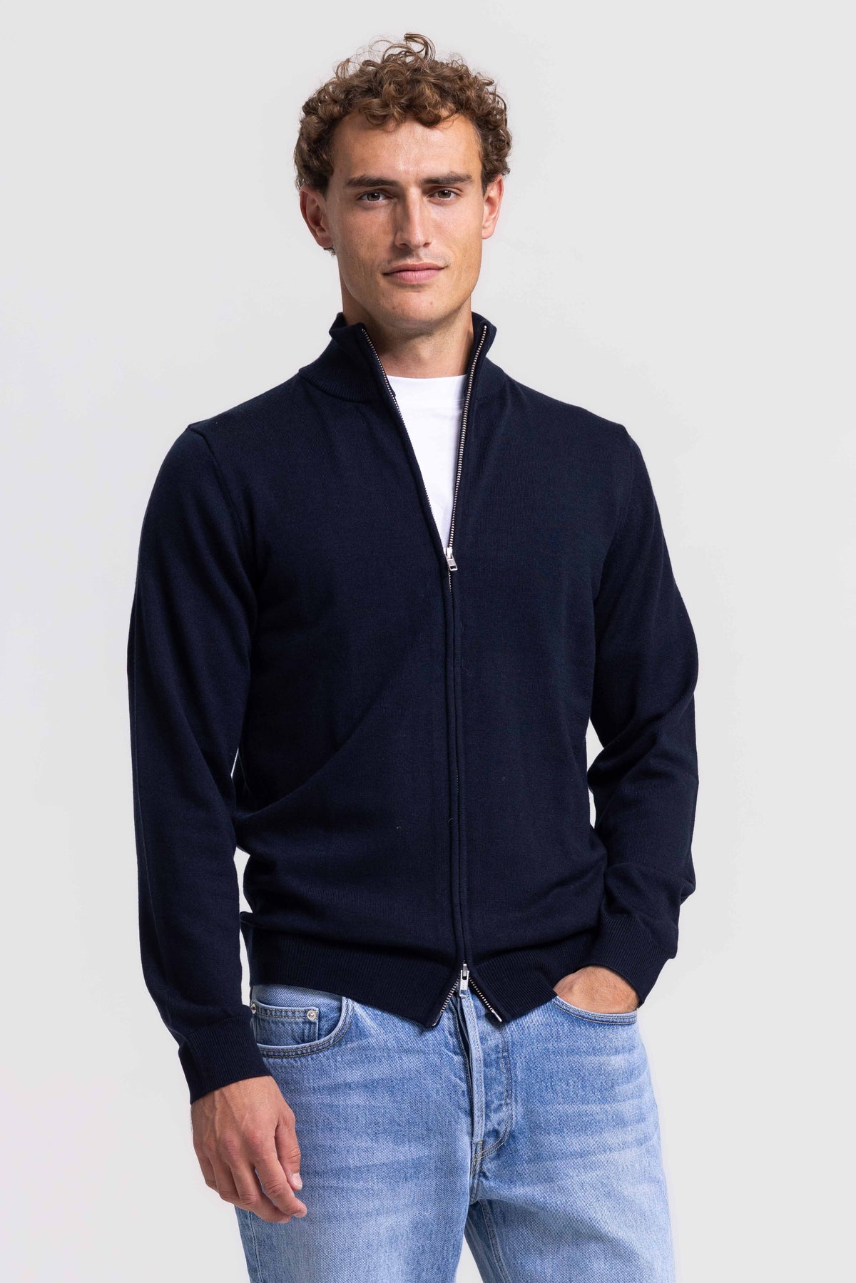 Cardigan Vest - Donkerblauw