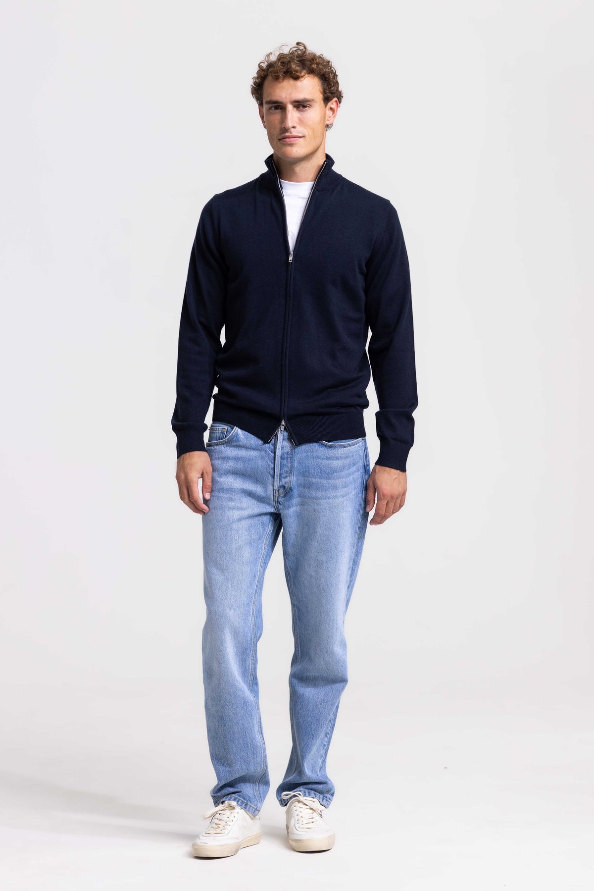 Cardigan Vest - Donkerblauw