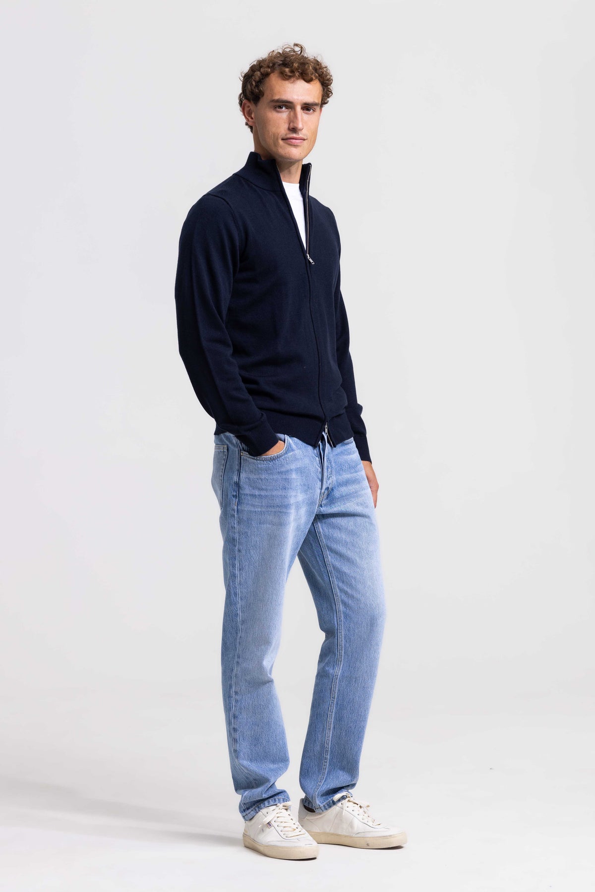 Cardigan Vest - Donkerblauw
