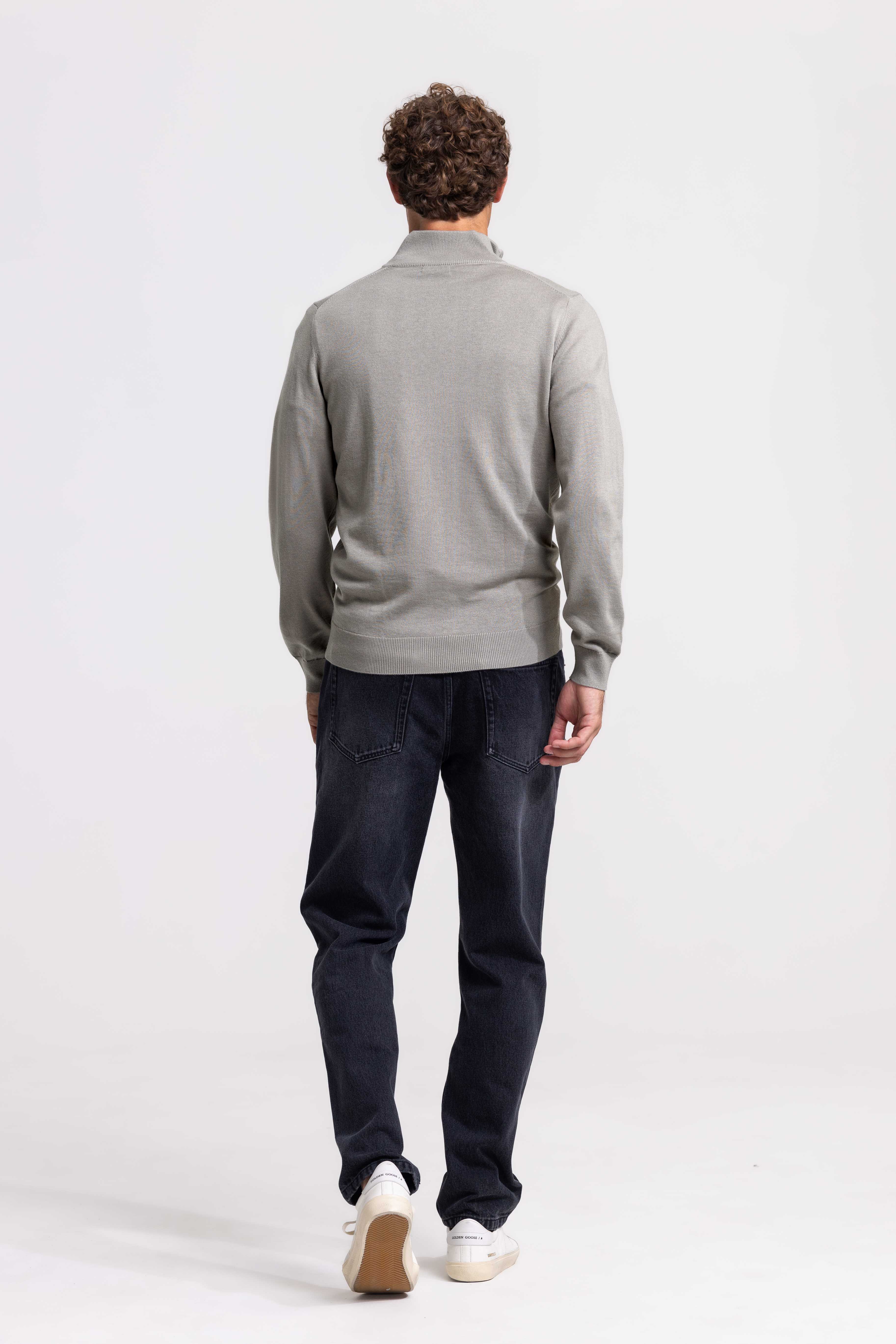 Quarter-zip - Taupe
