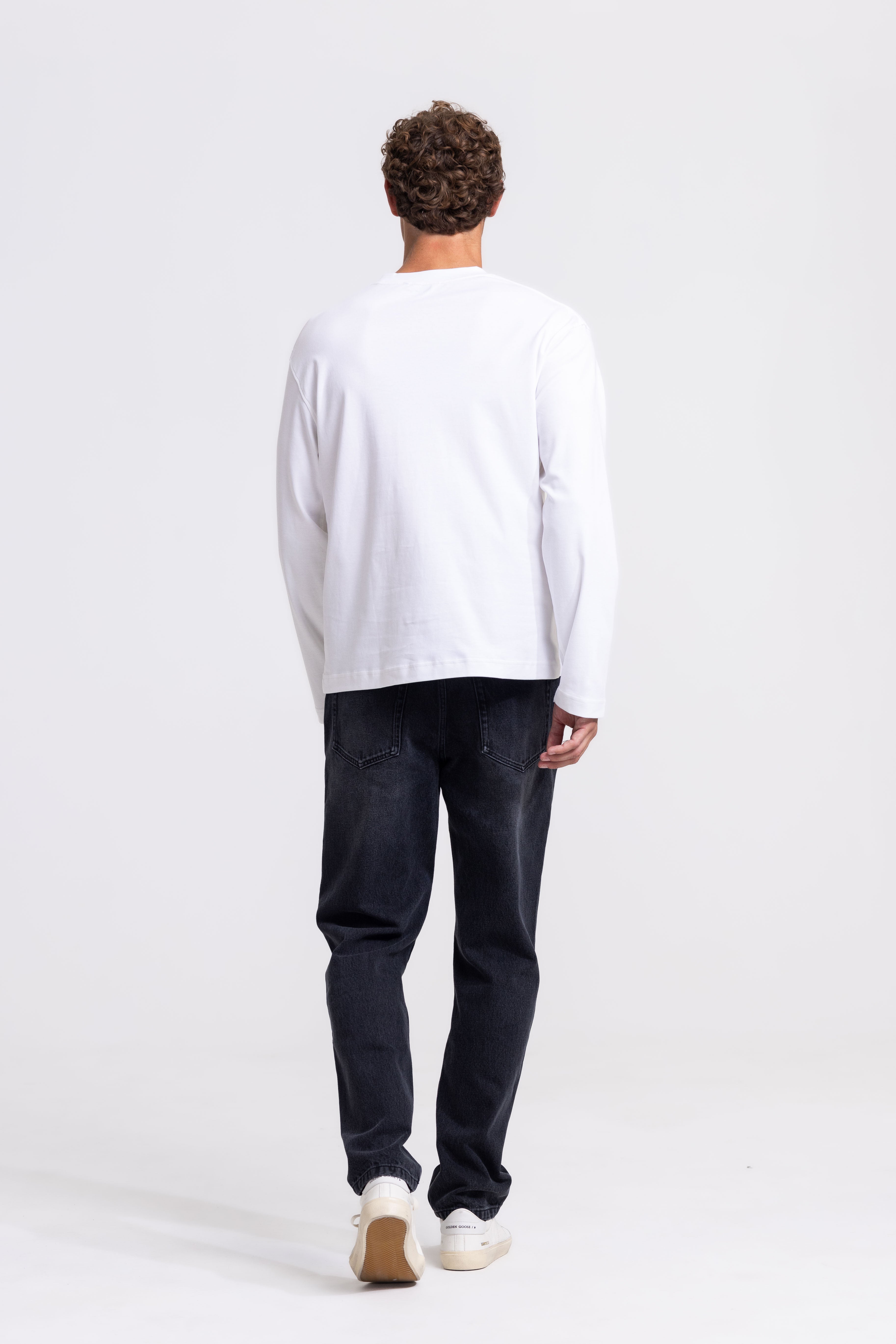 Signature Interlock T-shirt Longsleeve - White