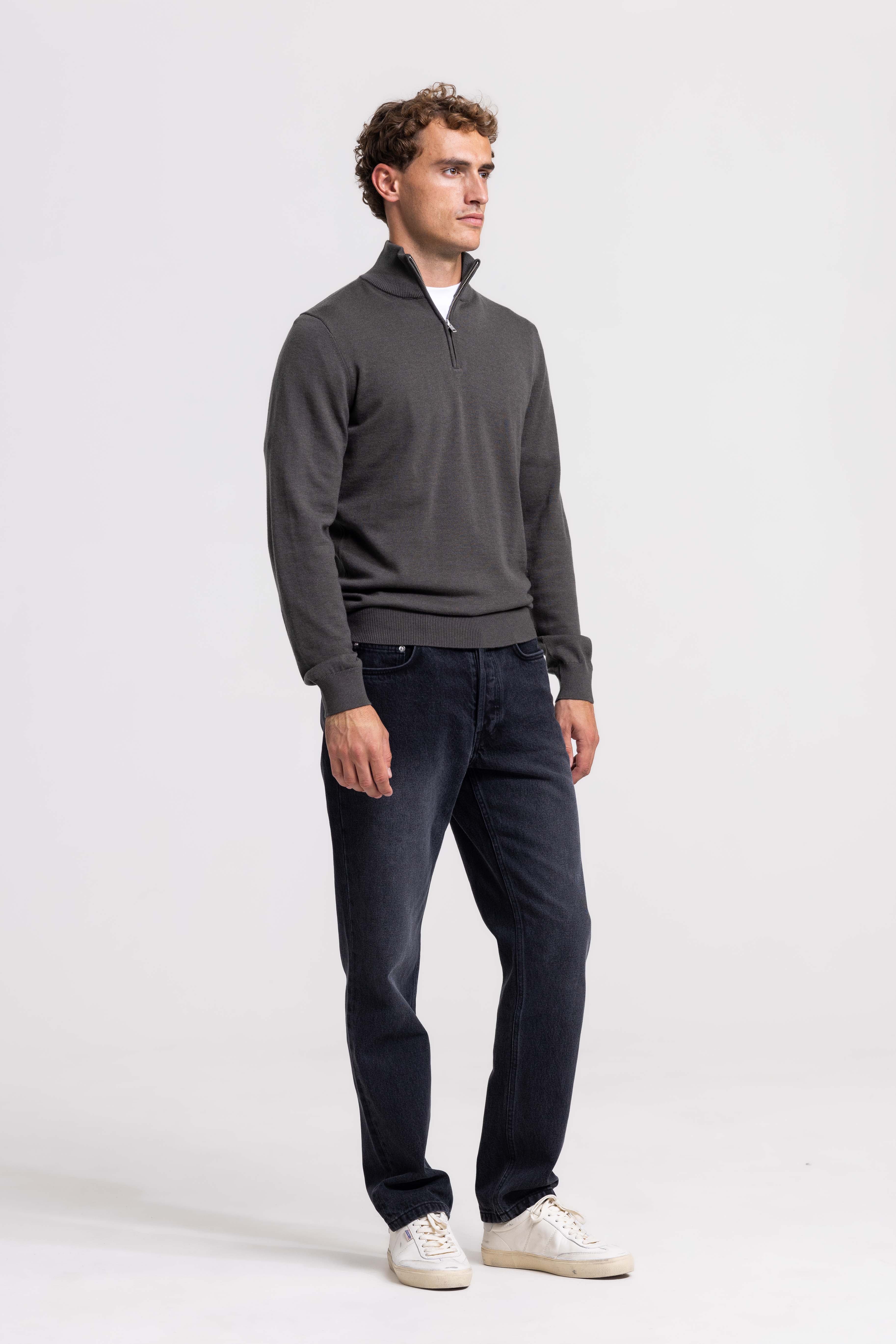 Quarter-zip - Olive Green