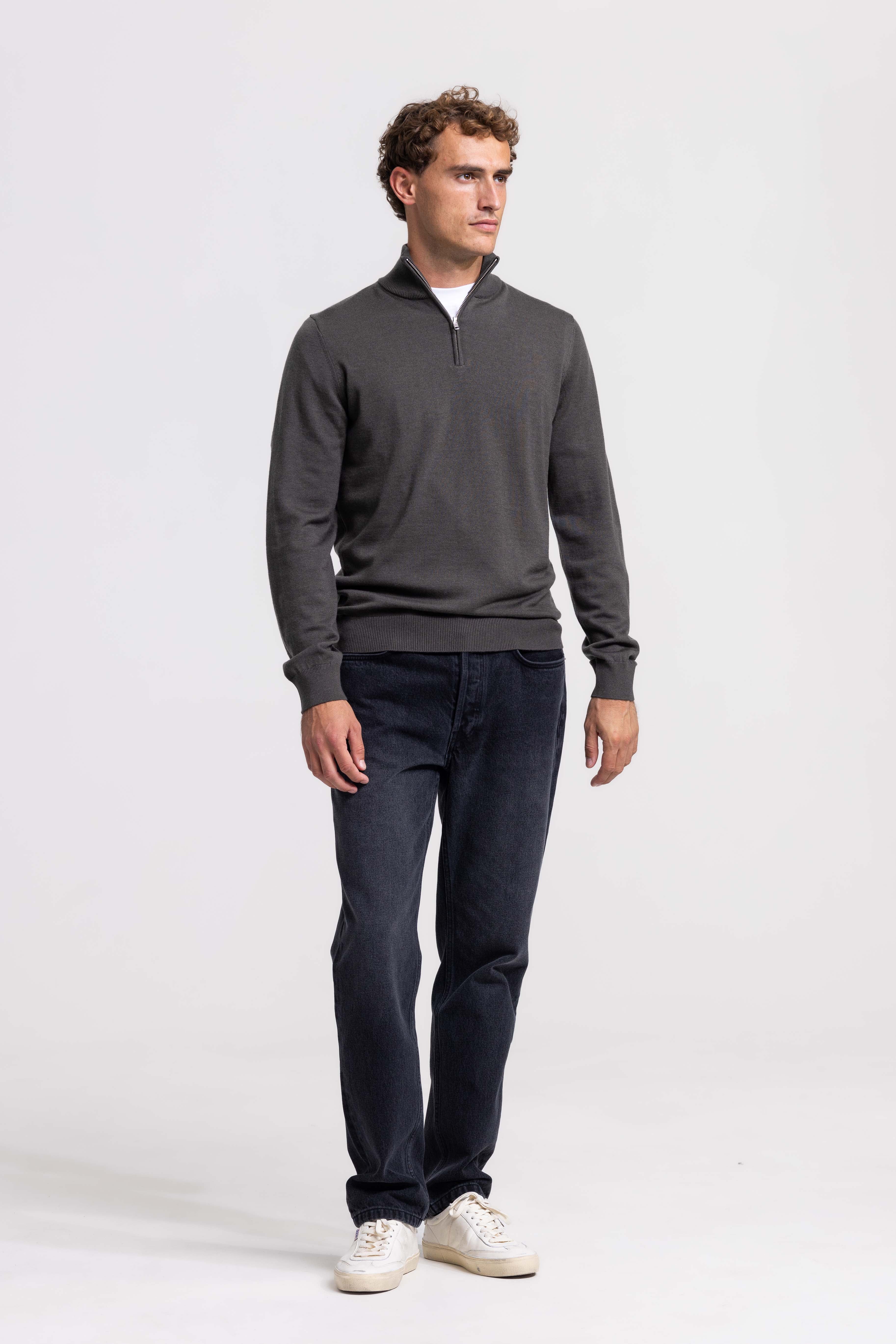 Quarter-zip - Olive Green